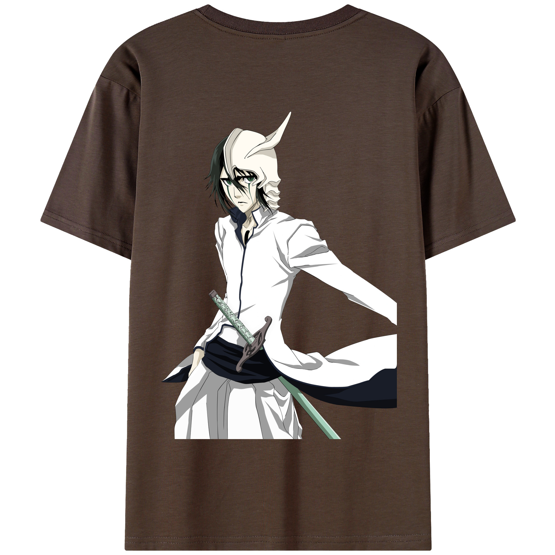 （画像用） ブリーチ ウルキオラ·シファー BLEACH Ulquiorra cifer 綿100％半袖Tシャツ（背面プリント）
