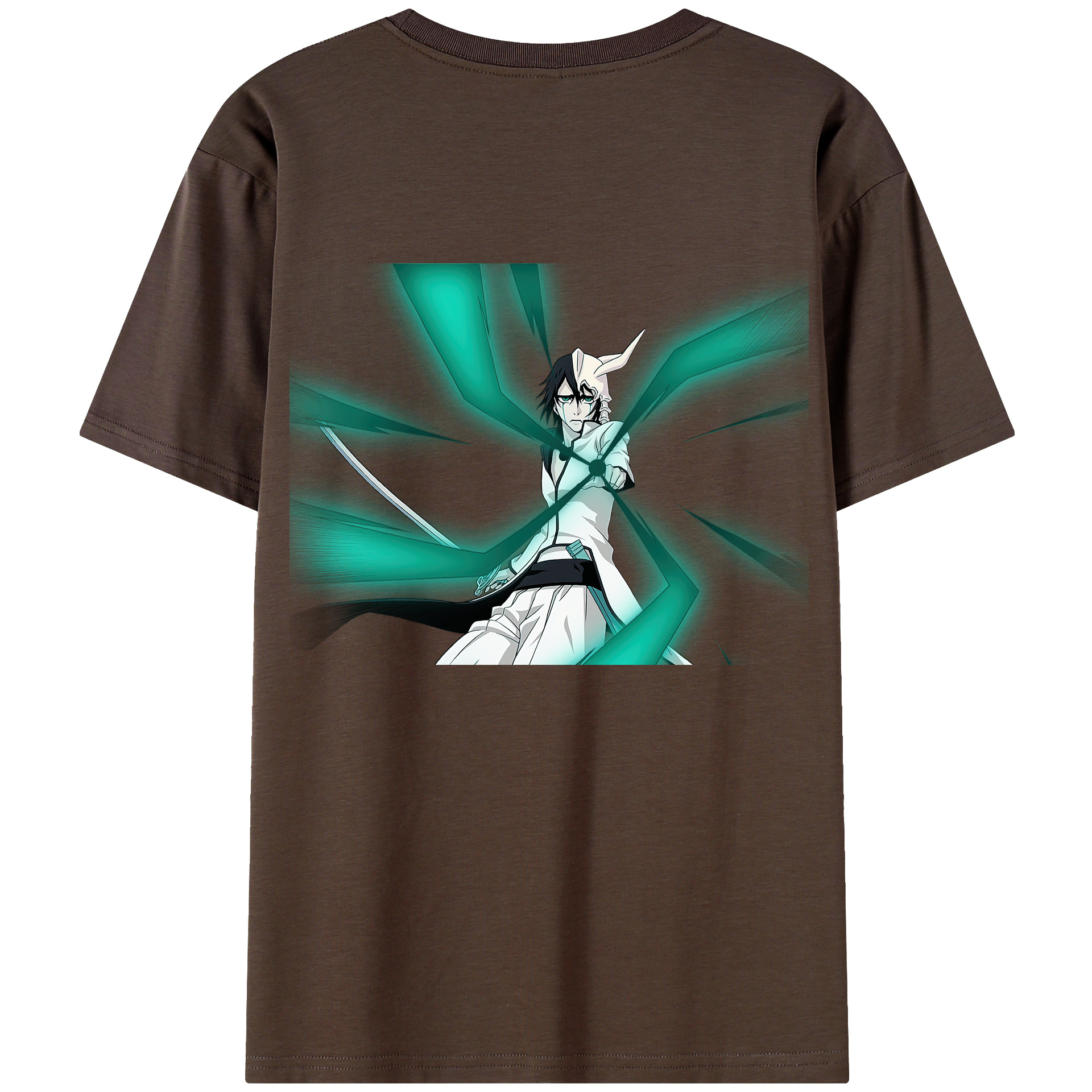 （画像用） ブリーチ ウルキオラ·シファー BLEACH Ulquiorra cifer 綿100％半袖Tシャツ（背面プリント）