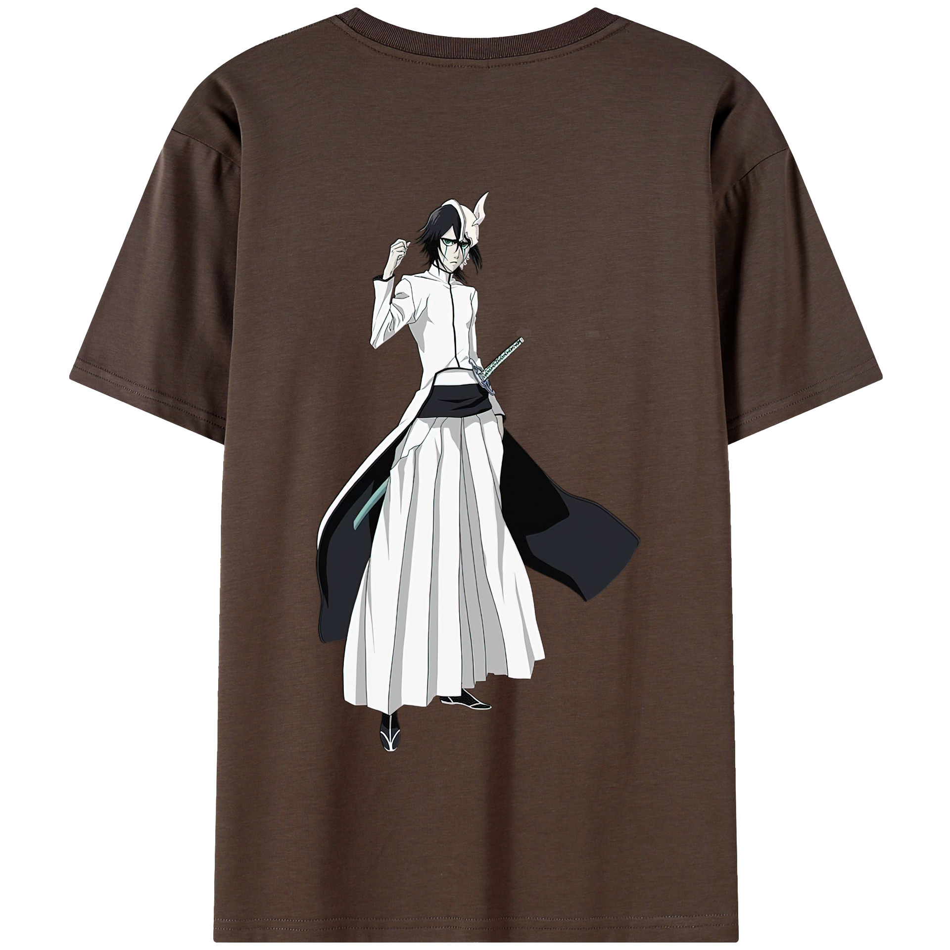（画像用） ブリーチ ウルキオラ·シファー BLEACH Ulquiorra cifer 綿100％半袖Tシャツ（背面プリント）