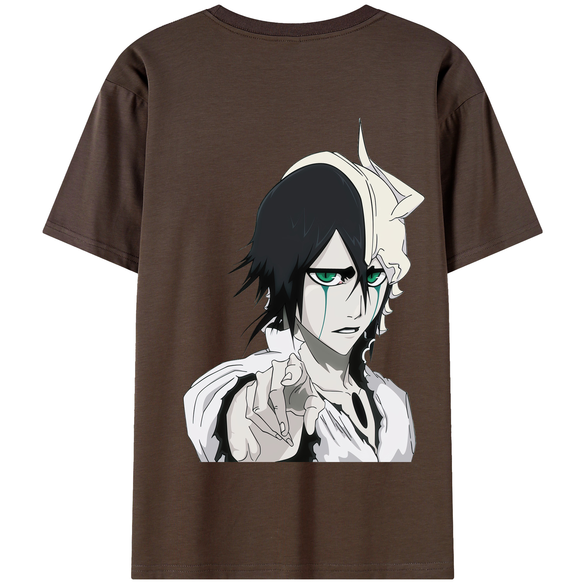 （画像用） ブリーチ ウルキオラ·シファー BLEACH Ulquiorra cifer 綿100％半袖Tシャツ（背面プリント）