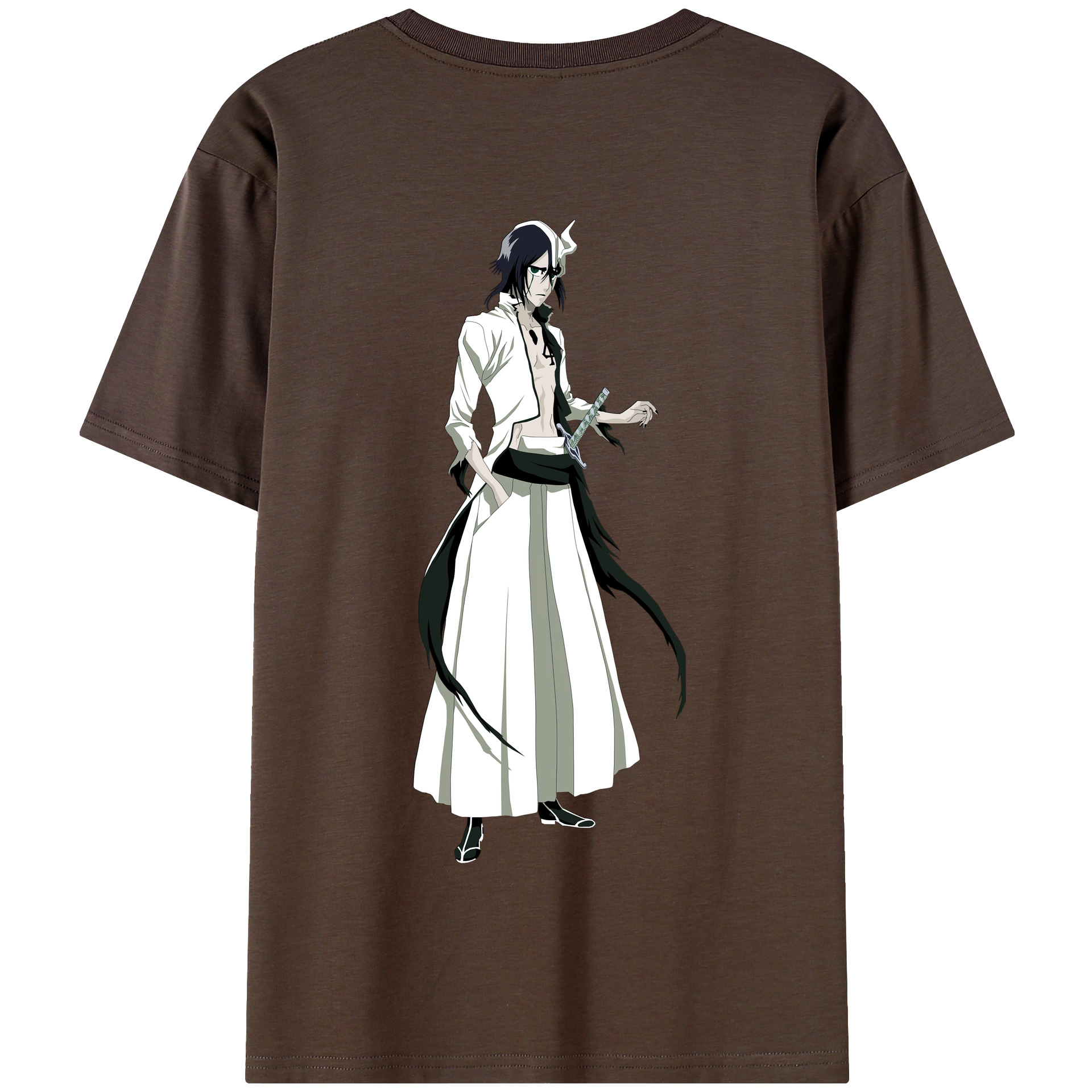（画像用） ブリーチ ウルキオラ·シファー BLEACH Ulquiorra cifer 綿100％半袖Tシャツ（背面プリント）