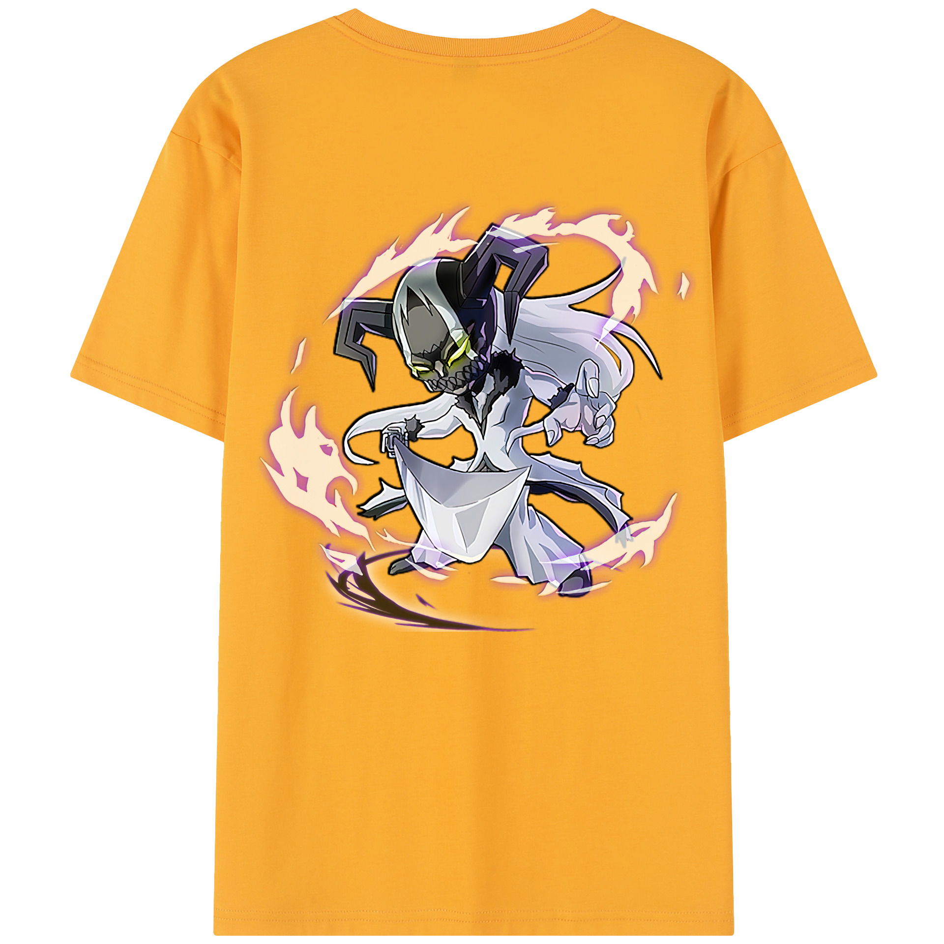 （画像用） ブリーチ 黒崎一護（くろさき いちご）BLEACH Kurosaki Ichigo 綿100％半袖Tシャツ（背面プリント）