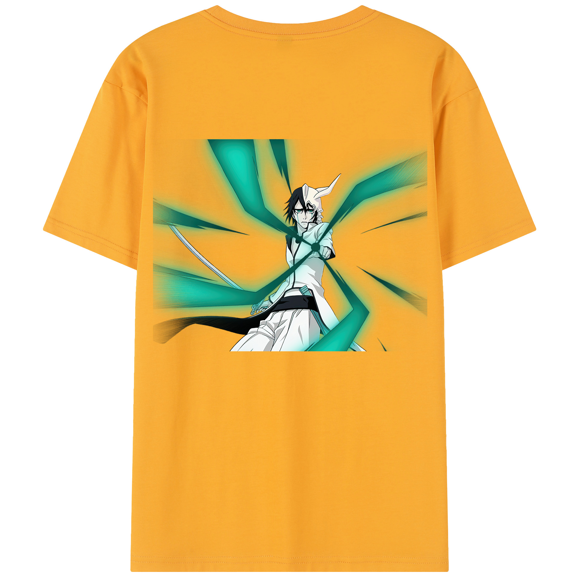 （画像用） ブリーチ ウルキオラ·シファー BLEACH Ulquiorra cifer 綿100％半袖Tシャツ（背面プリント）