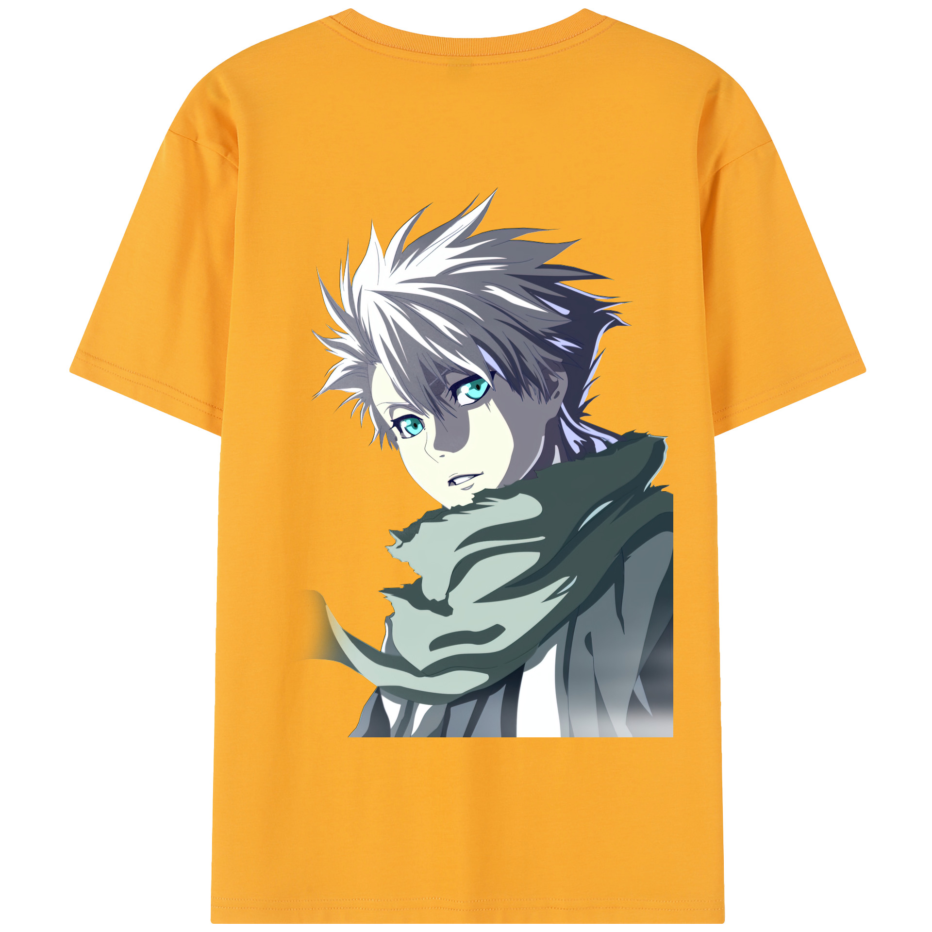（画像用） ブリーチ 日番谷冬獅郎（ひつがや とうしろう） BLEACH Hitsugaya Toushirou 綿100％半袖Tシャツ（背面プリント）