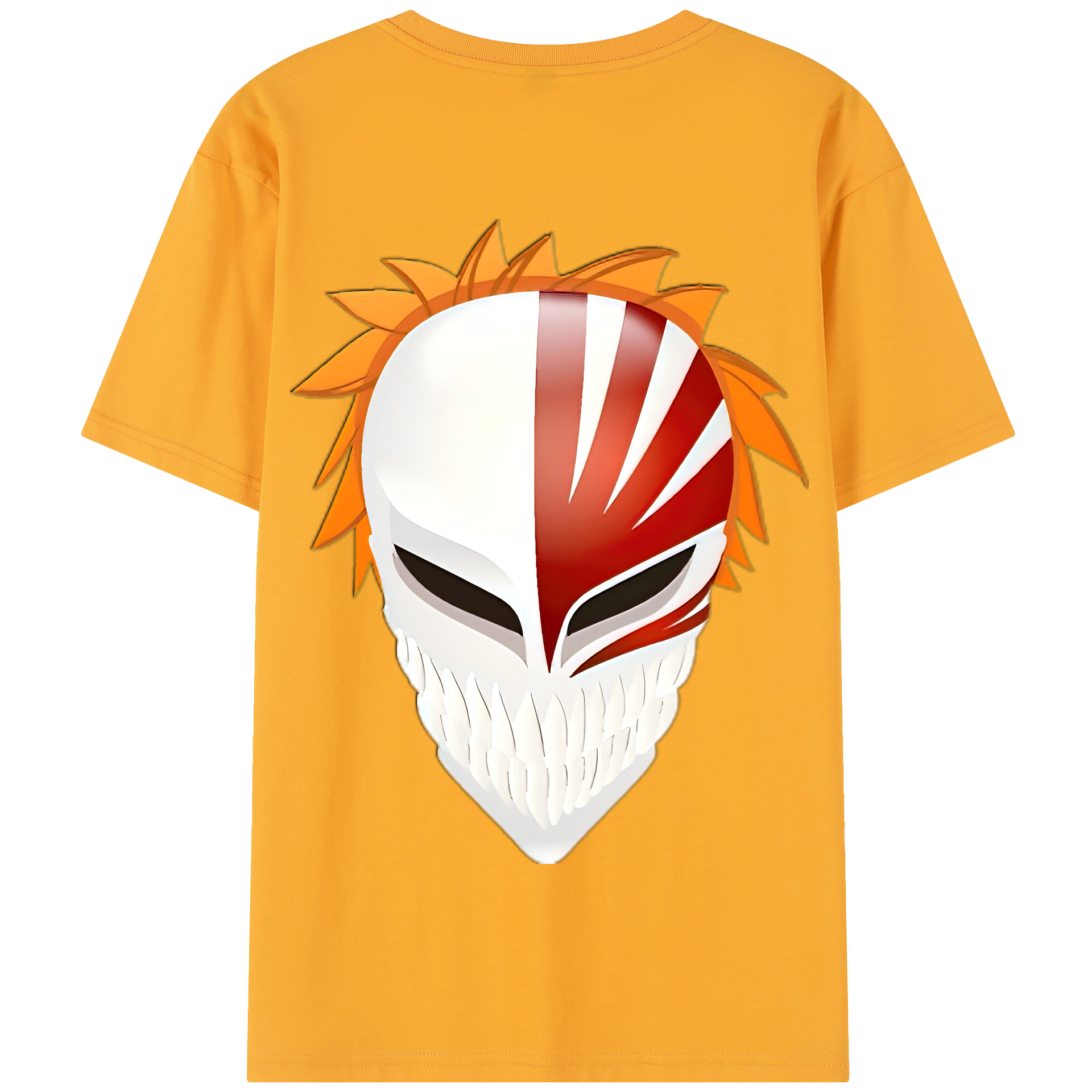 （画像用） ブリーチ 黒崎一護（くろさき いちご）BLEACH Kurosaki Ichigo 綿100％半袖Tシャツ（背面プリント）
