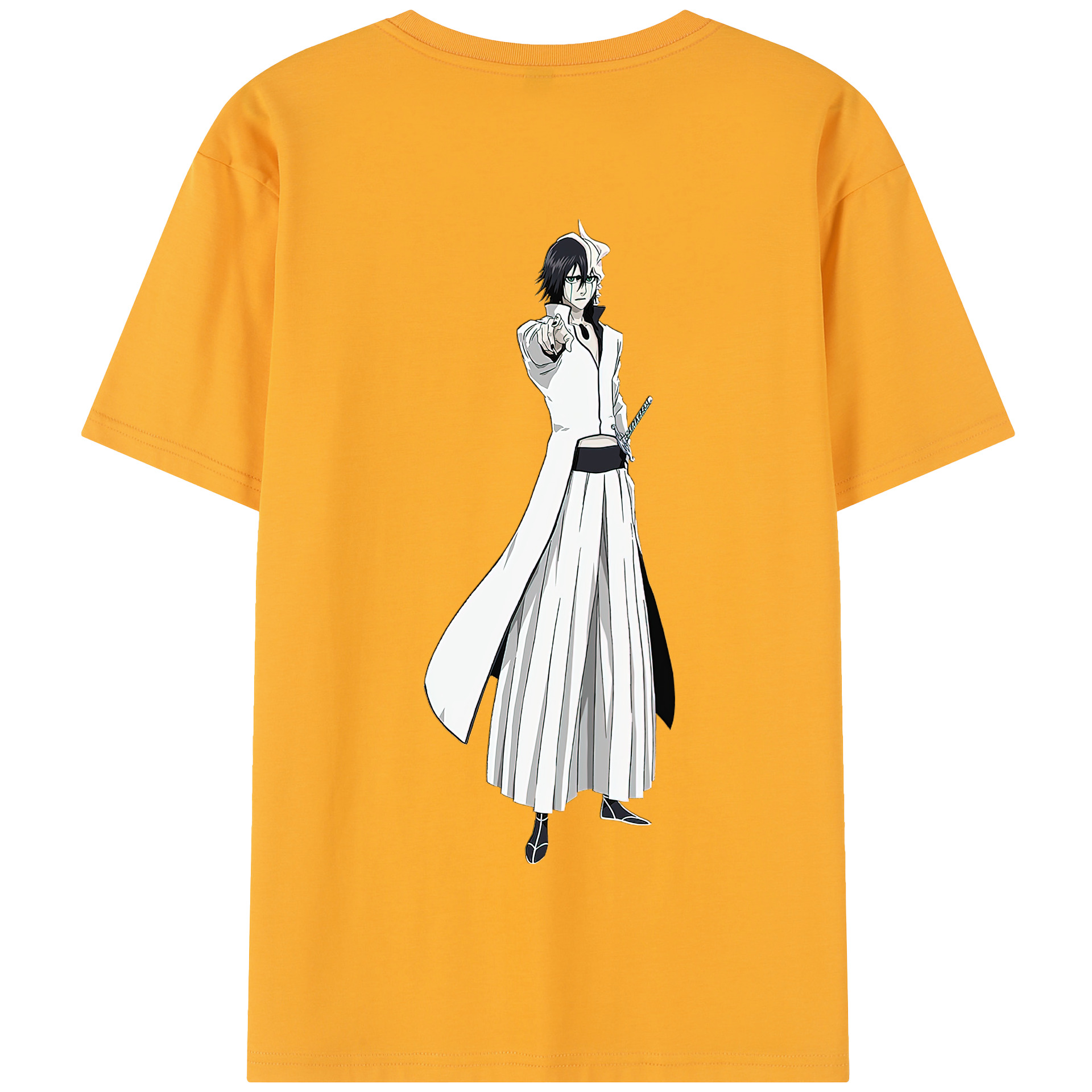 （画像用） ブリーチ ウルキオラ·シファー BLEACH Ulquiorra cifer 綿100％半袖Tシャツ（背面プリント）