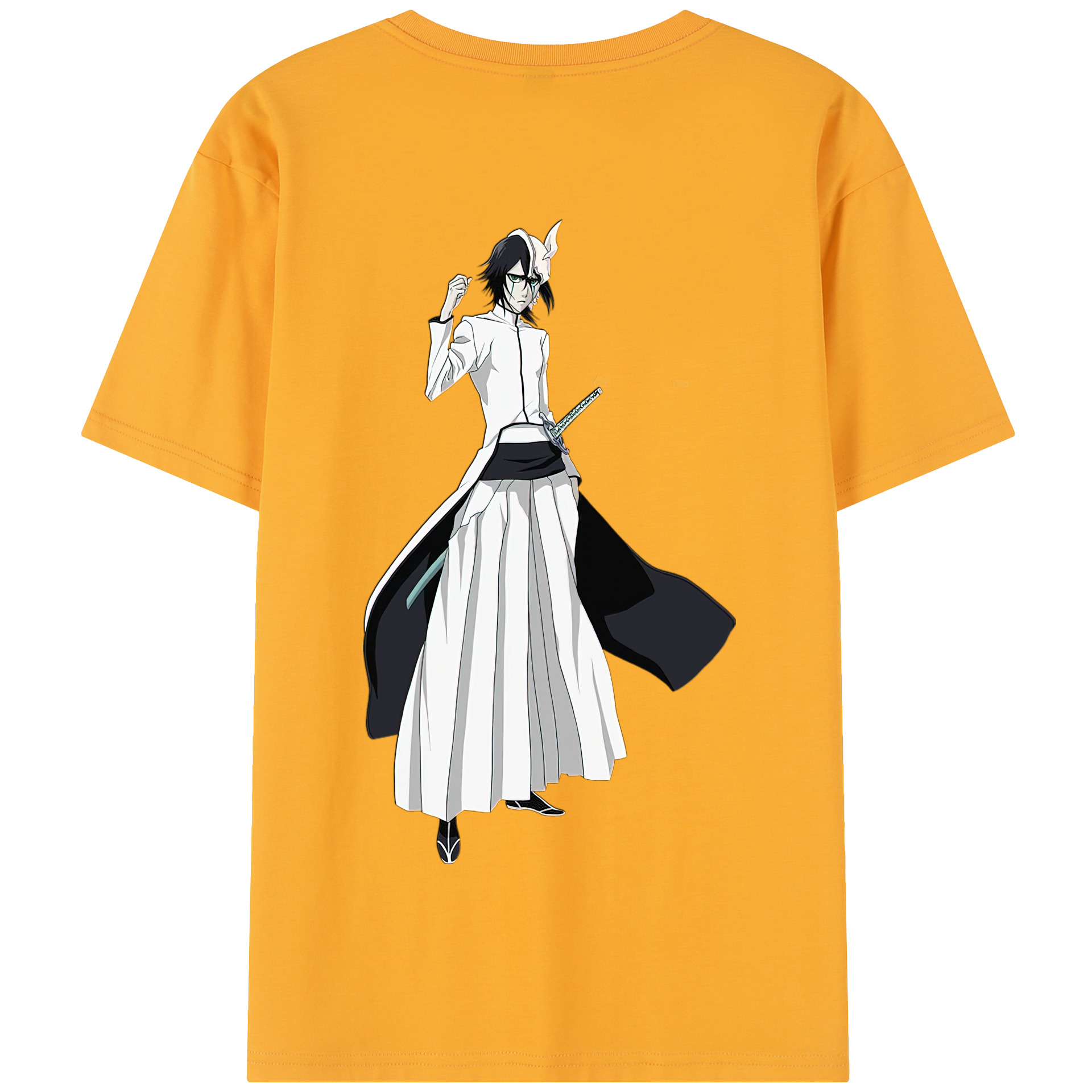 （画像用） ブリーチ ウルキオラ·シファー BLEACH Ulquiorra cifer 綿100％半袖Tシャツ（背面プリント）