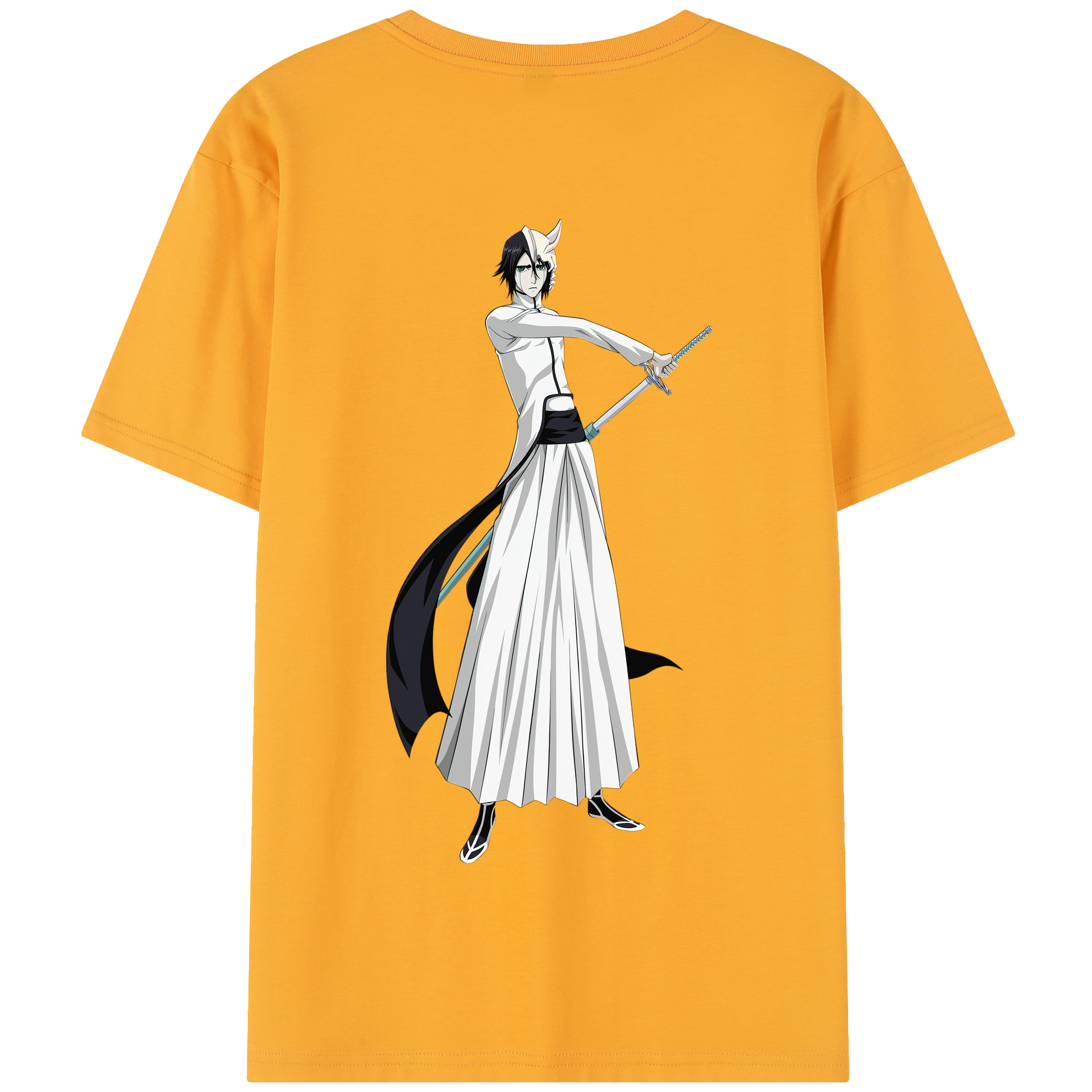 （画像用） ブリーチ ウルキオラ·シファー BLEACH Ulquiorra cifer 綿100％半袖Tシャツ（背面プリント）