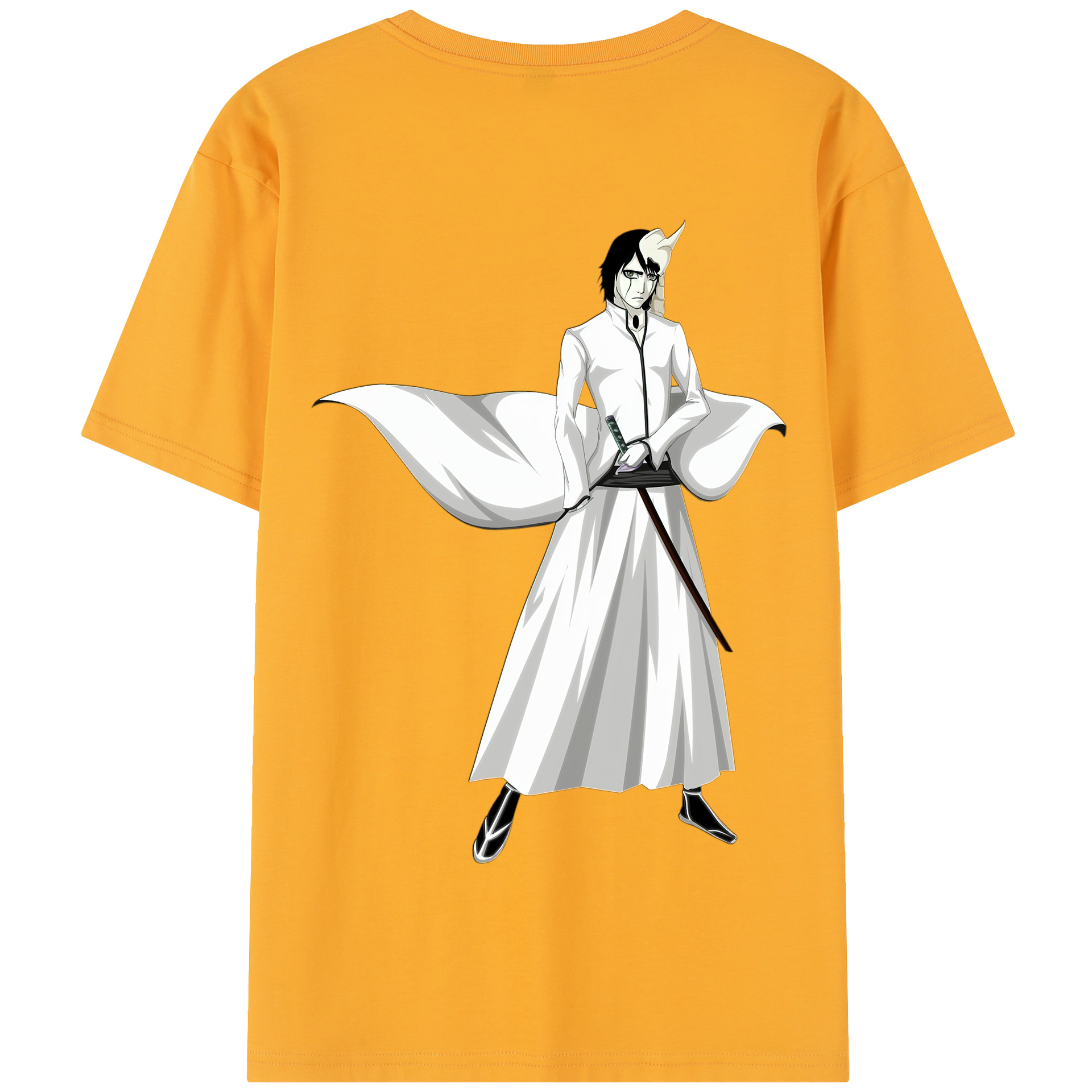 （画像用） ブリーチ ウルキオラ·シファー BLEACH Ulquiorra cifer 綿100％半袖Tシャツ（背面プリント）