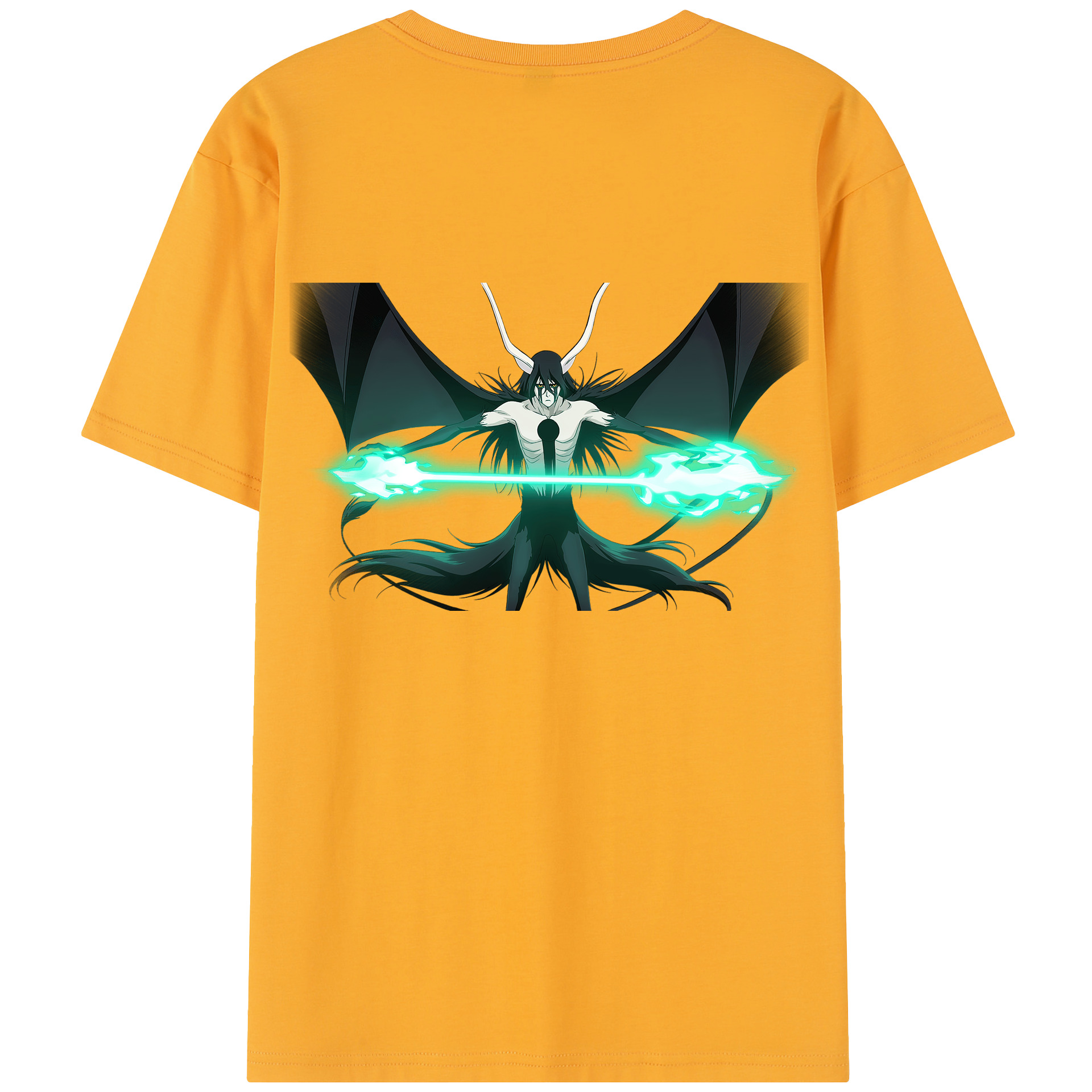 （画像用） ブリーチ ウルキオラ·シファー BLEACH Ulquiorra cifer 綿100％半袖Tシャツ（背面プリント）