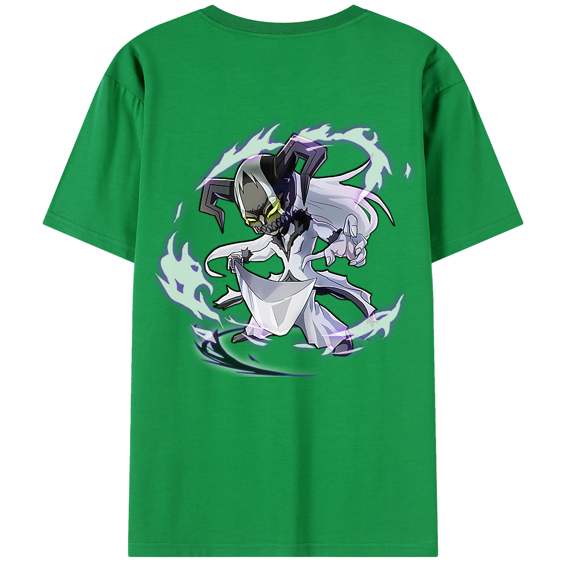 （画像用） ブリーチ 黒崎一護（くろさき いちご）BLEACH Kurosaki Ichigo 綿100％半袖Tシャツ（背面プリント）