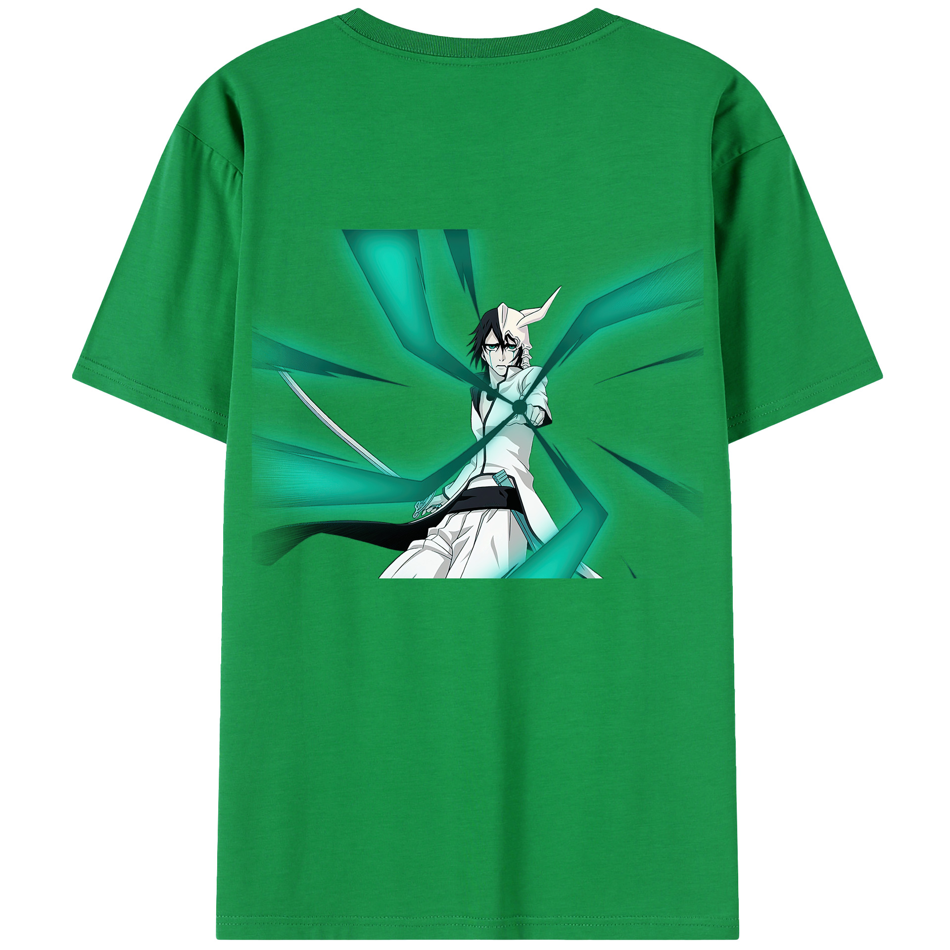 （画像用） ブリーチ ウルキオラ·シファー BLEACH Ulquiorra cifer 綿100％半袖Tシャツ（背面プリント）