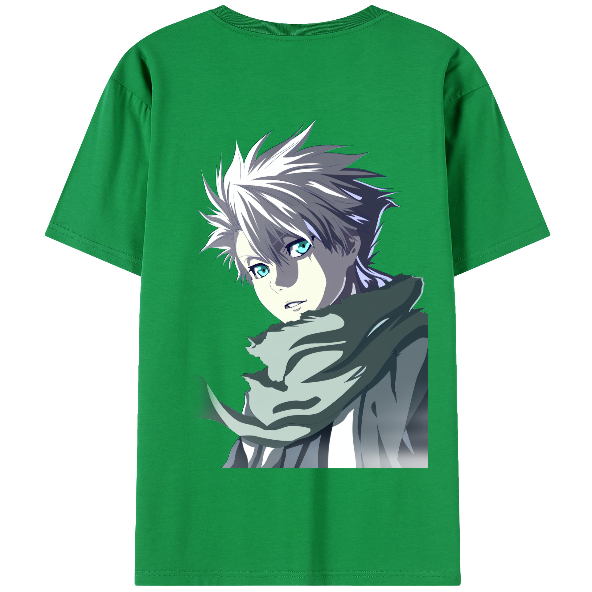 （画像用） ブリーチ 日番谷冬獅郎（ひつがや とうしろう） BLEACH Hitsugaya Toushirou 綿100％半袖Tシャツ（背面プリント）