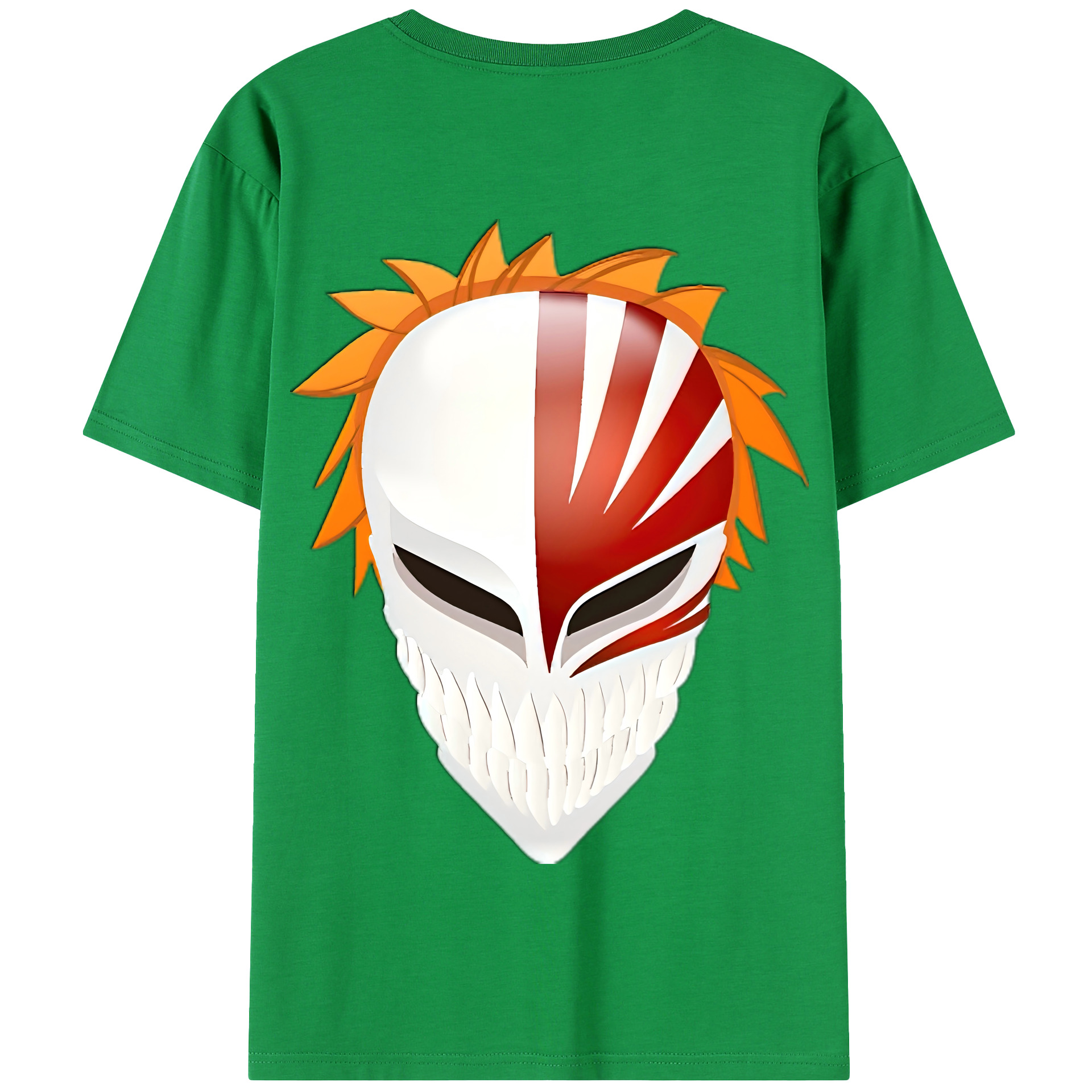 （画像用） ブリーチ 黒崎一護（くろさき いちご）BLEACH Kurosaki Ichigo 綿100％半袖Tシャツ（背面プリント）