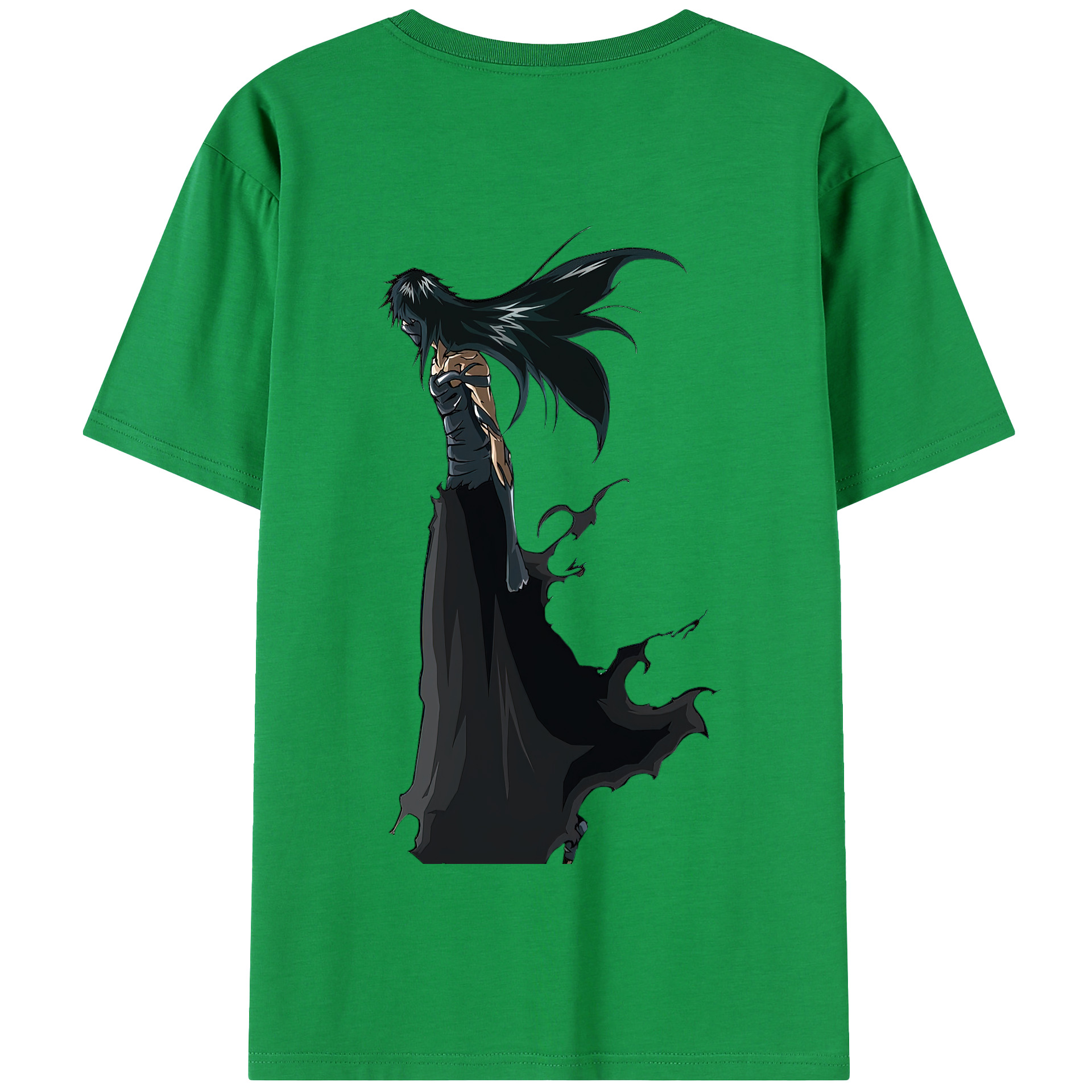 （画像用） ブリーチ 黒崎一護（くろさき いちご）BLEACH Kurosaki Ichigo 綿100％半袖Tシャツ（背面プリント）