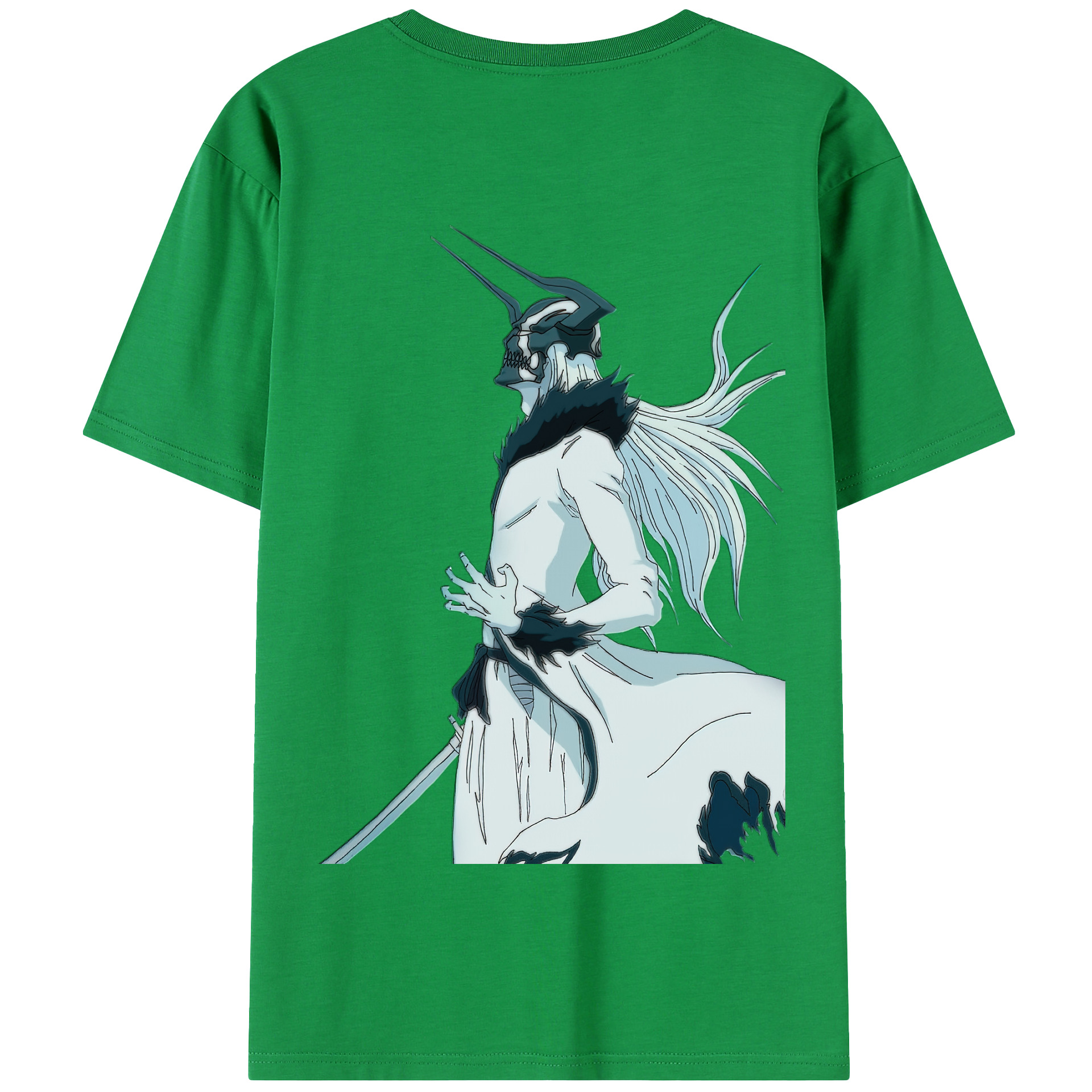 （画像用） ブリーチ 黒崎一護（くろさき いちご）BLEACH Kurosaki Ichigo 綿100％半袖Tシャツ（背面プリント）