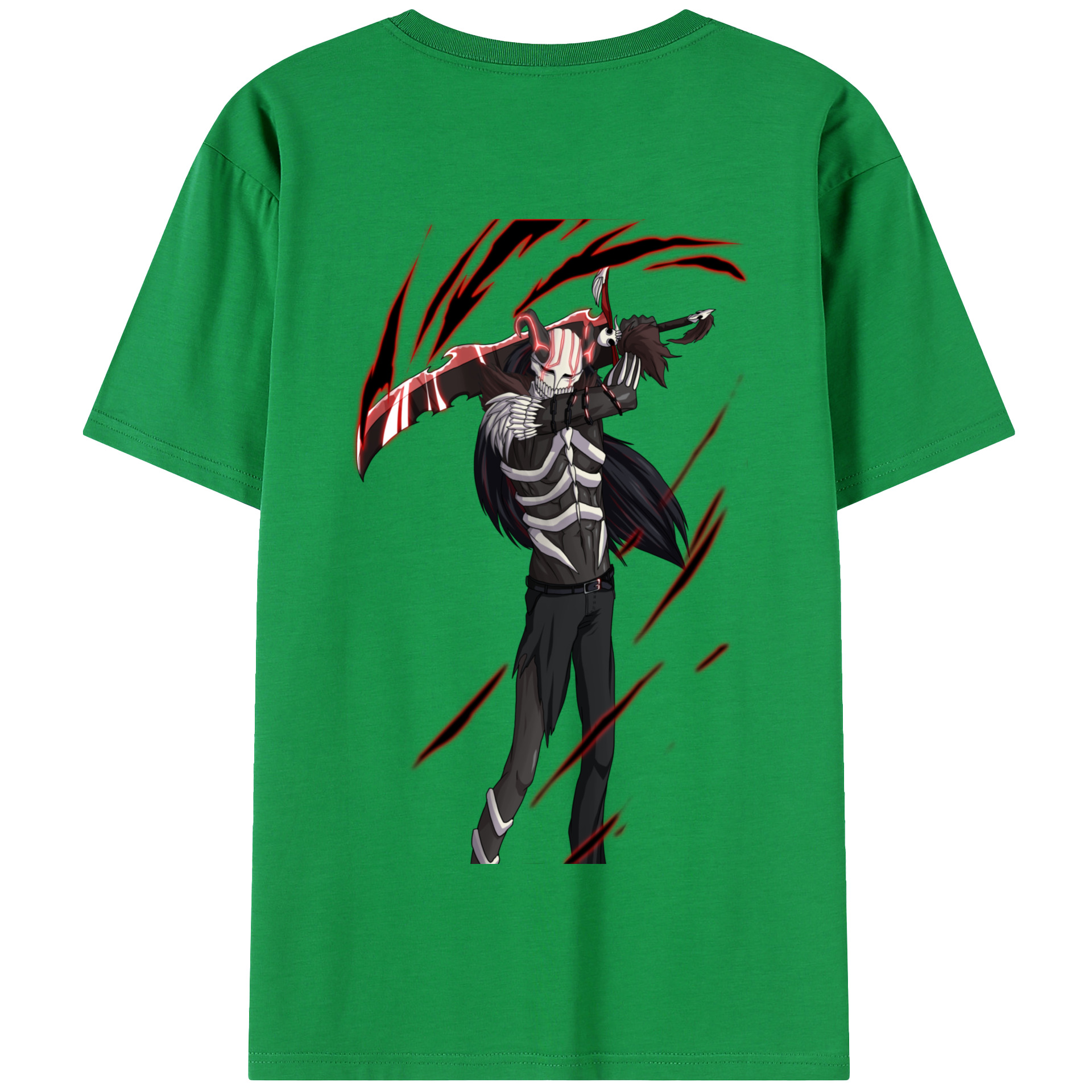 （画像用） ブリーチ 黒崎一護（くろさき いちご）BLEACH Kurosaki Ichigo 綿100％半袖Tシャツ（背面プリント）