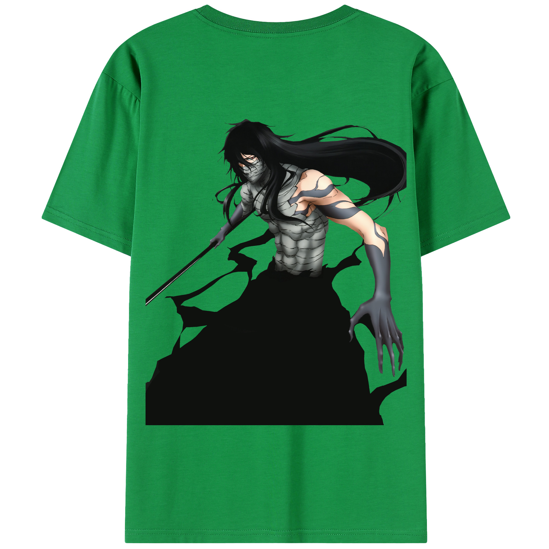 （画像用） ブリーチ 黒崎一護（くろさき いちご）BLEACH Kurosaki Ichigo 綿100％半袖Tシャツ（背面プリント）