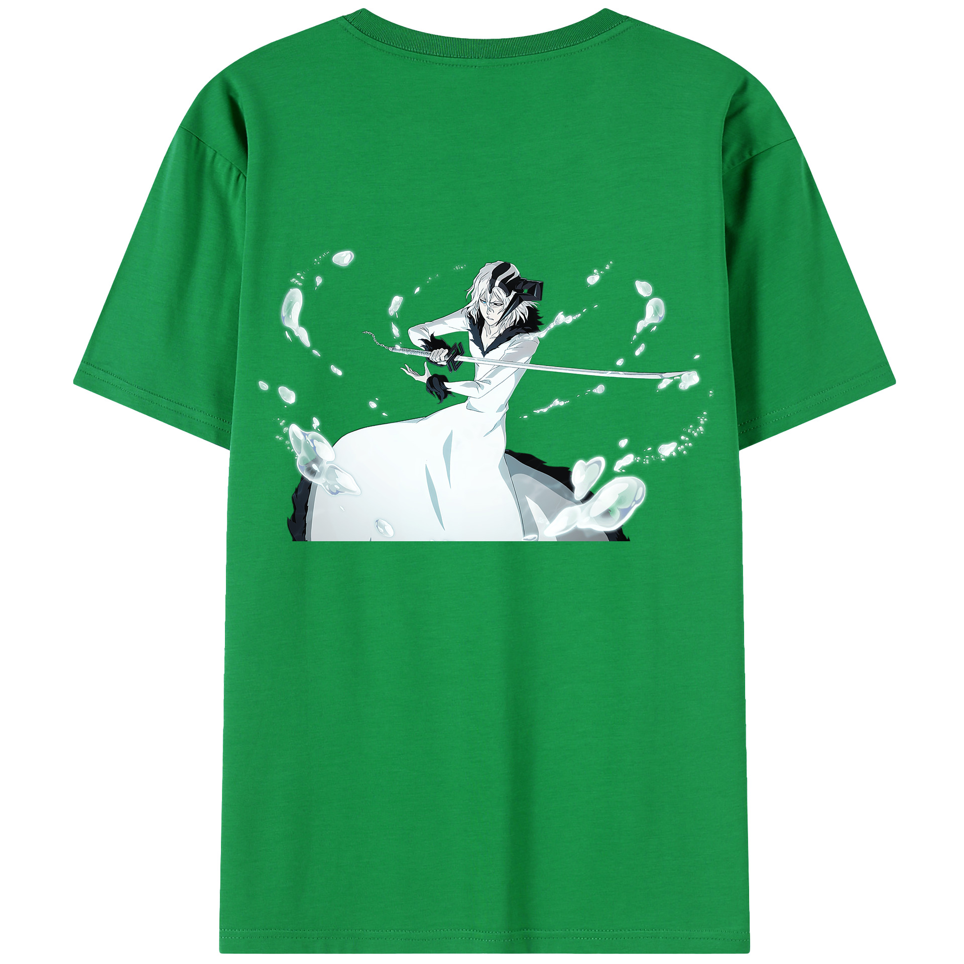 （画像用） ブリーチ 黒崎一護（くろさき いちご）BLEACH Kurosaki Ichigo 綿100％半袖Tシャツ（背面プリント）