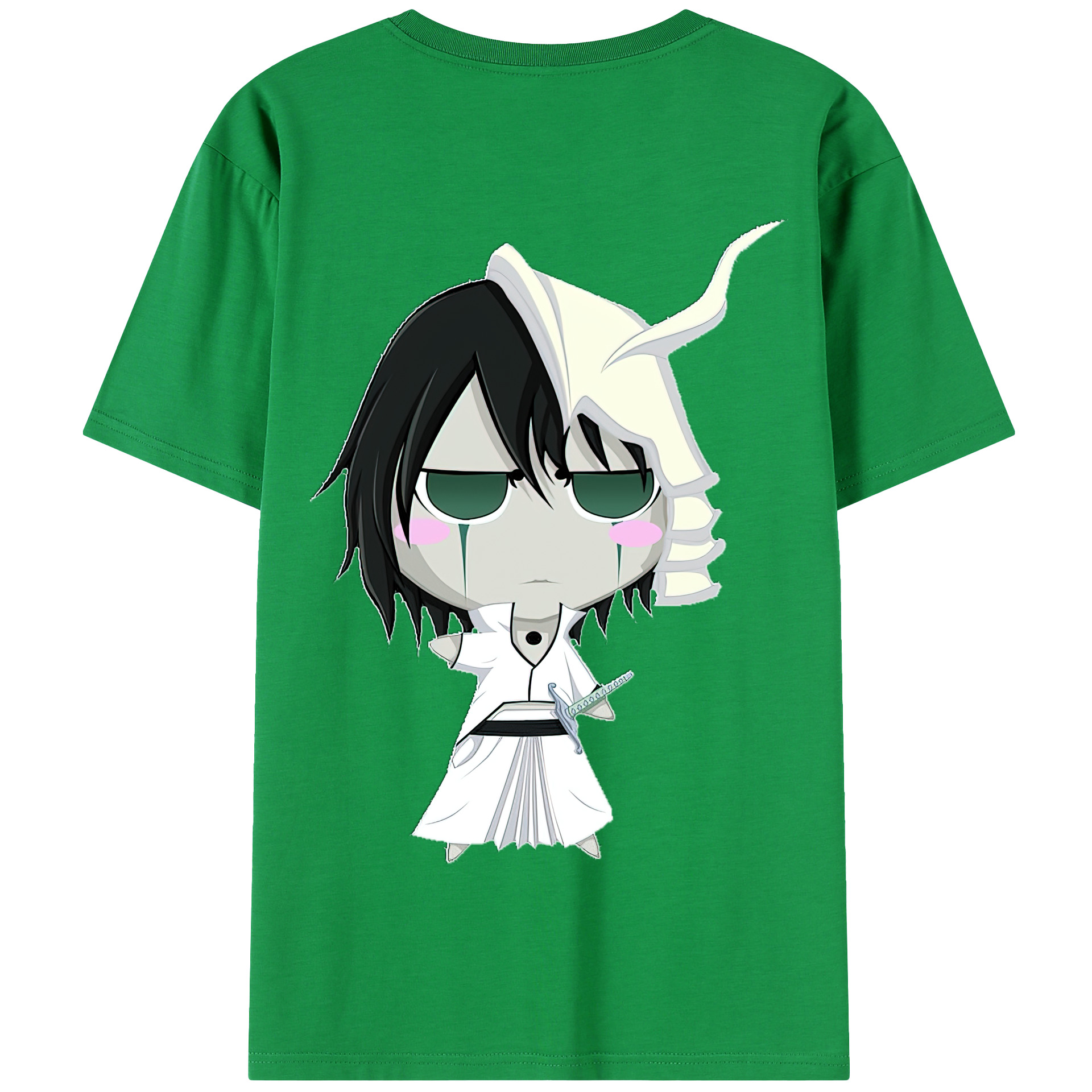 （画像用） ブリーチ ウルキオラ·シファー BLEACH Ulquiorra cifer 綿100％半袖Tシャツ（背面プリント）
