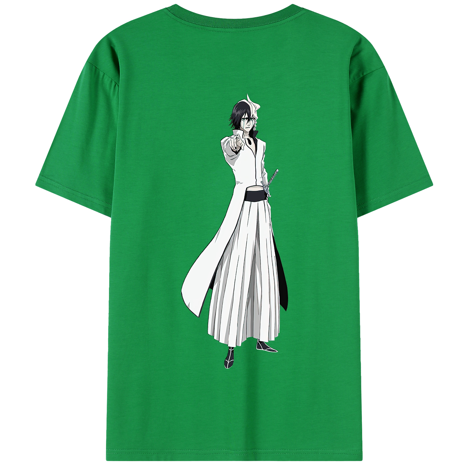 （画像用） ブリーチ ウルキオラ·シファー BLEACH Ulquiorra cifer 綿100％半袖Tシャツ（背面プリント）