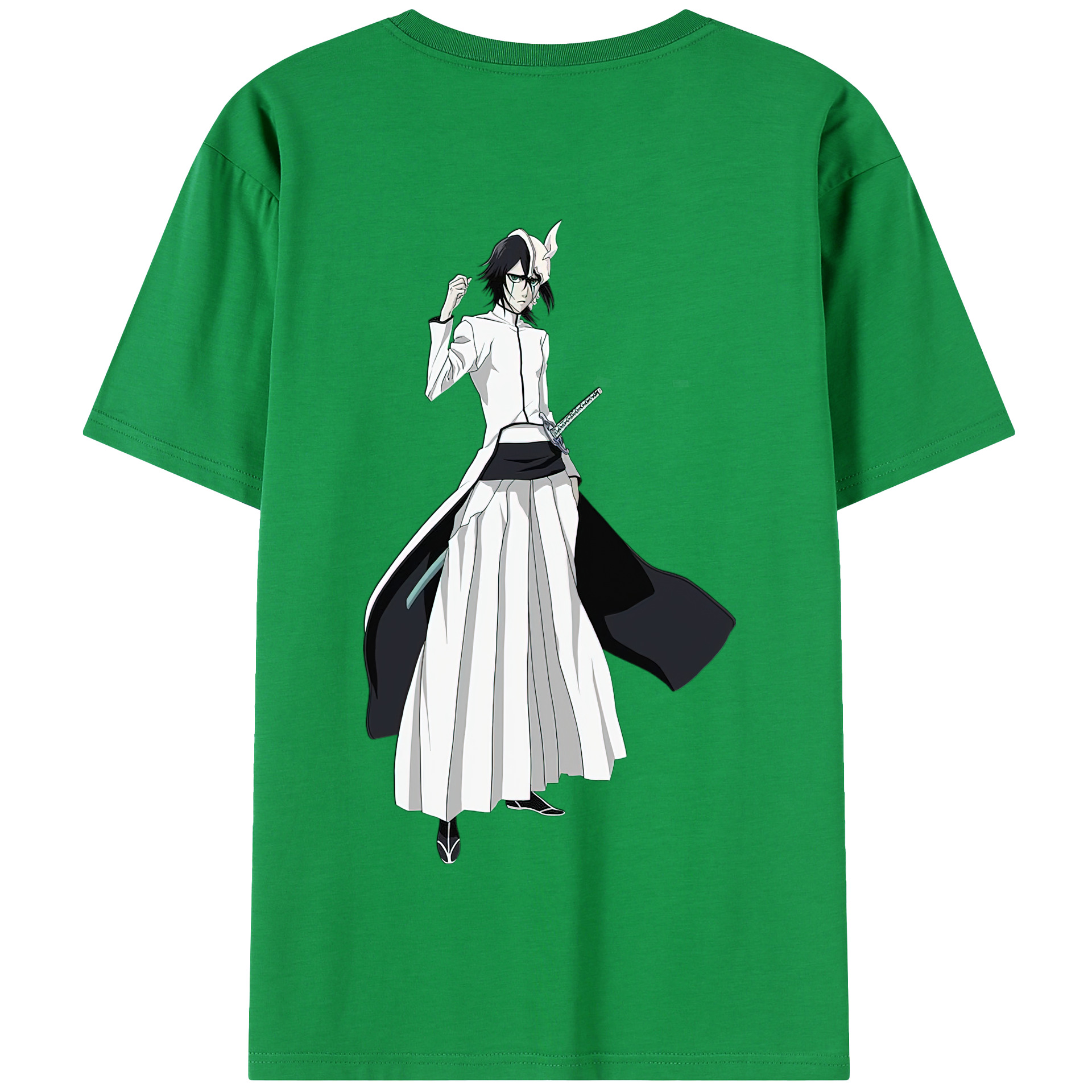 （画像用） ブリーチ ウルキオラ·シファー BLEACH Ulquiorra cifer 綿100％半袖Tシャツ（背面プリント）