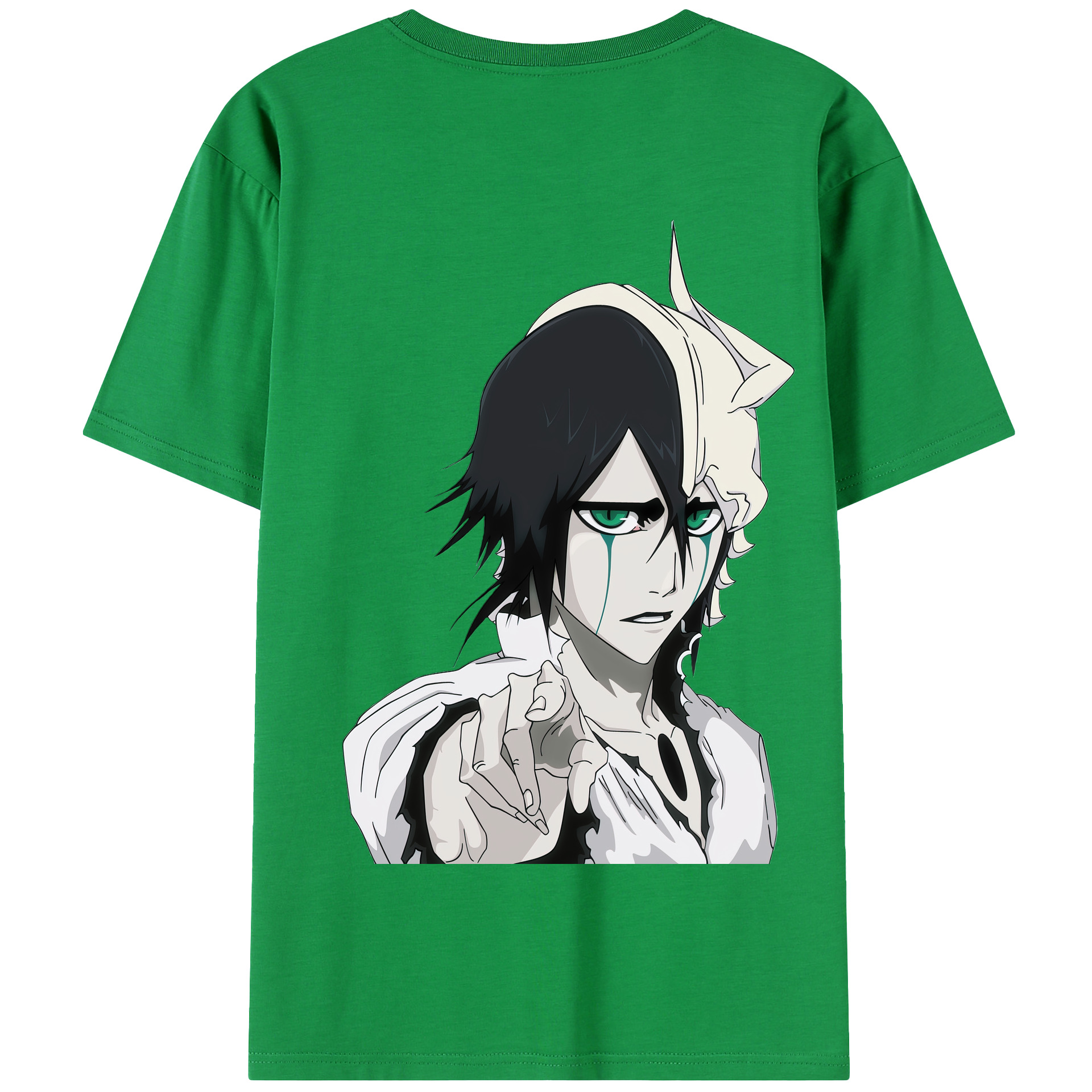 （画像用） ブリーチ ウルキオラ·シファー BLEACH Ulquiorra cifer 綿100％半袖Tシャツ（背面プリント）