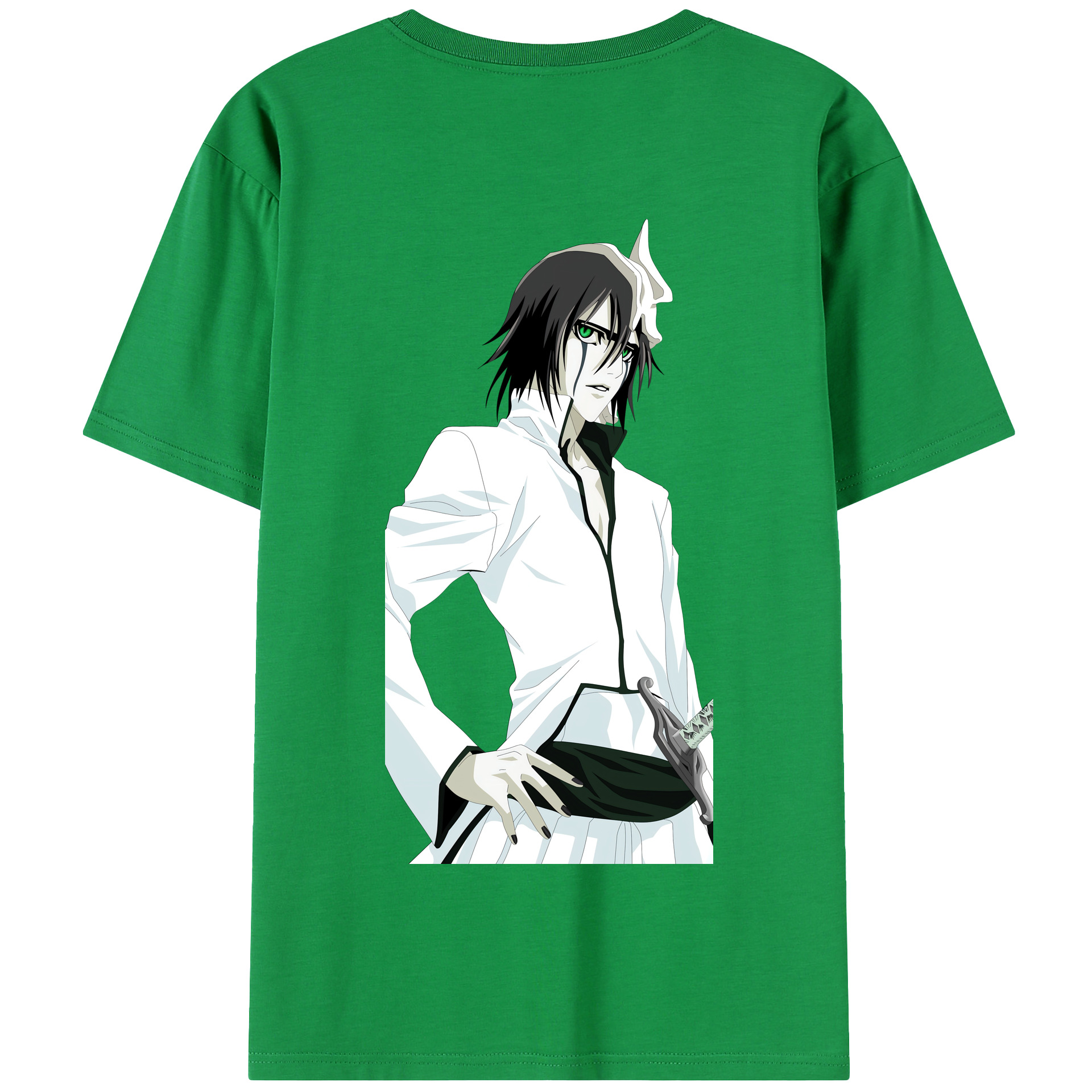 （画像用） ブリーチ ウルキオラ·シファー BLEACH Ulquiorra cifer 綿100％半袖Tシャツ（背面プリント）