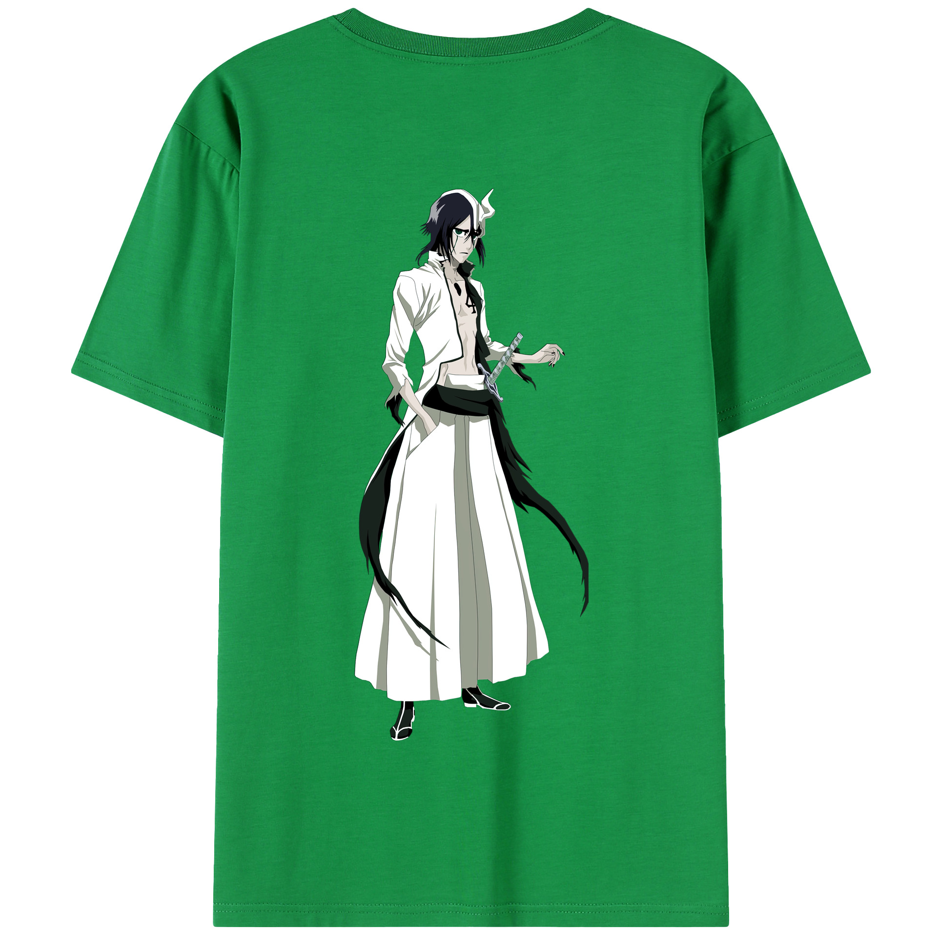 （画像用） ブリーチ ウルキオラ·シファー BLEACH Ulquiorra cifer 綿100％半袖Tシャツ（背面プリント）