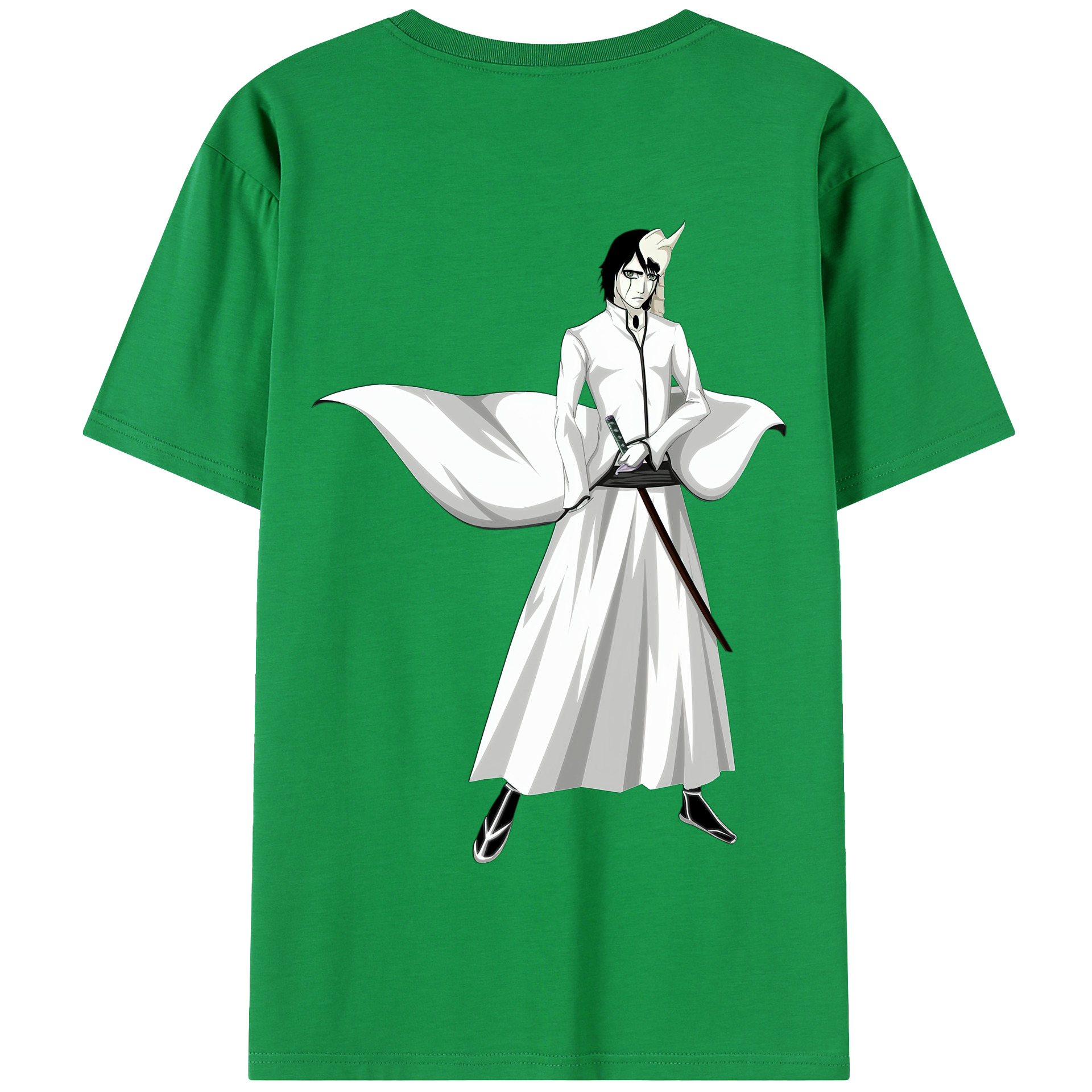 （画像用） ブリーチ ウルキオラ·シファー BLEACH Ulquiorra cifer 綿100％半袖Tシャツ（背面プリント）