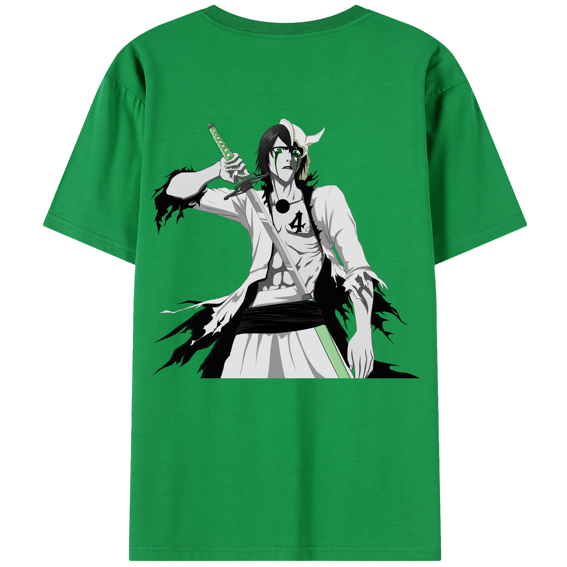 （画像用） ブリーチ ウルキオラ·シファー BLEACH Ulquiorra cifer 綿100％半袖Tシャツ（背面プリント）