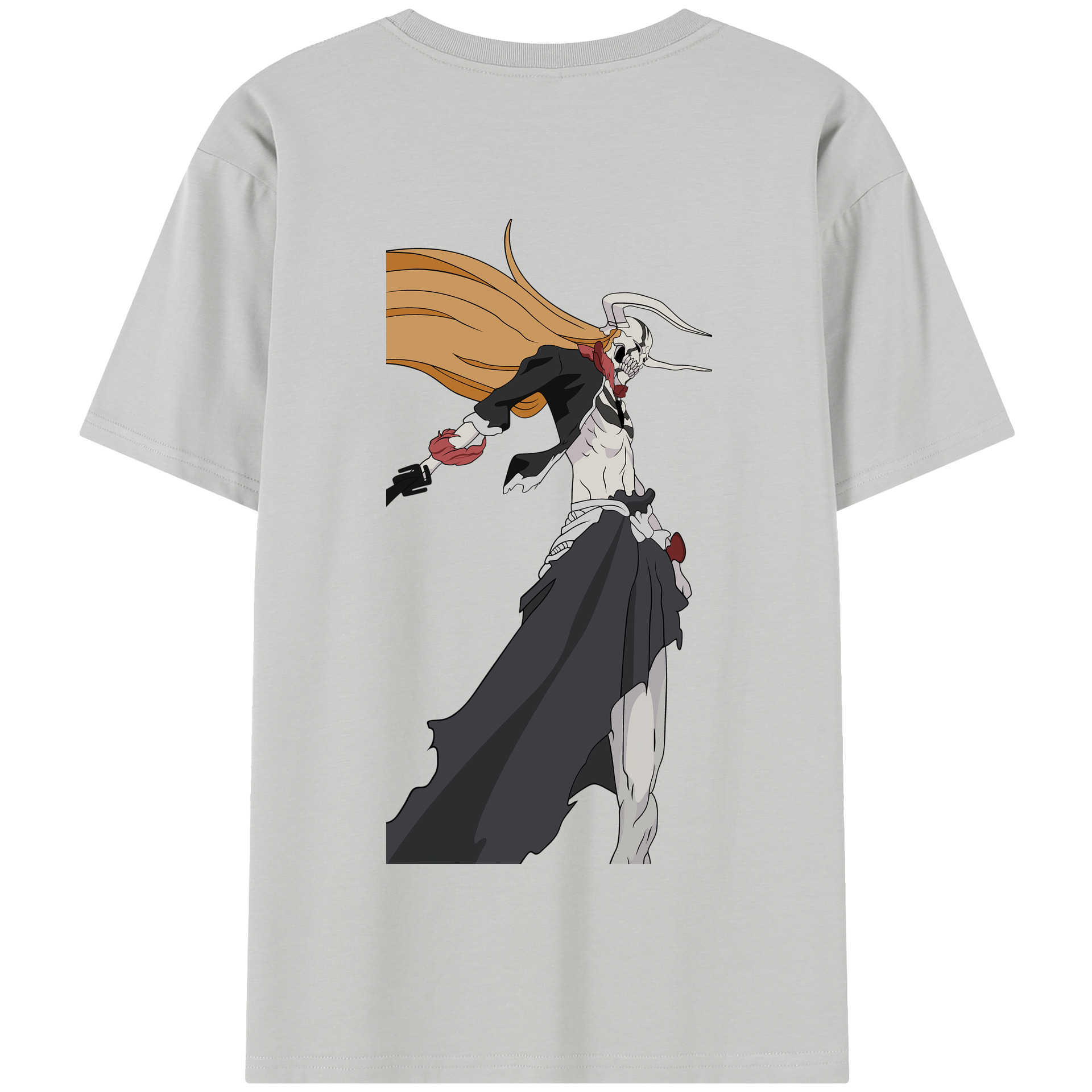 （画像用） ブリーチ 黒崎一護（くろさき いちご）BLEACH Kurosaki Ichigo 綿100％半袖Tシャツ（背面プリント）