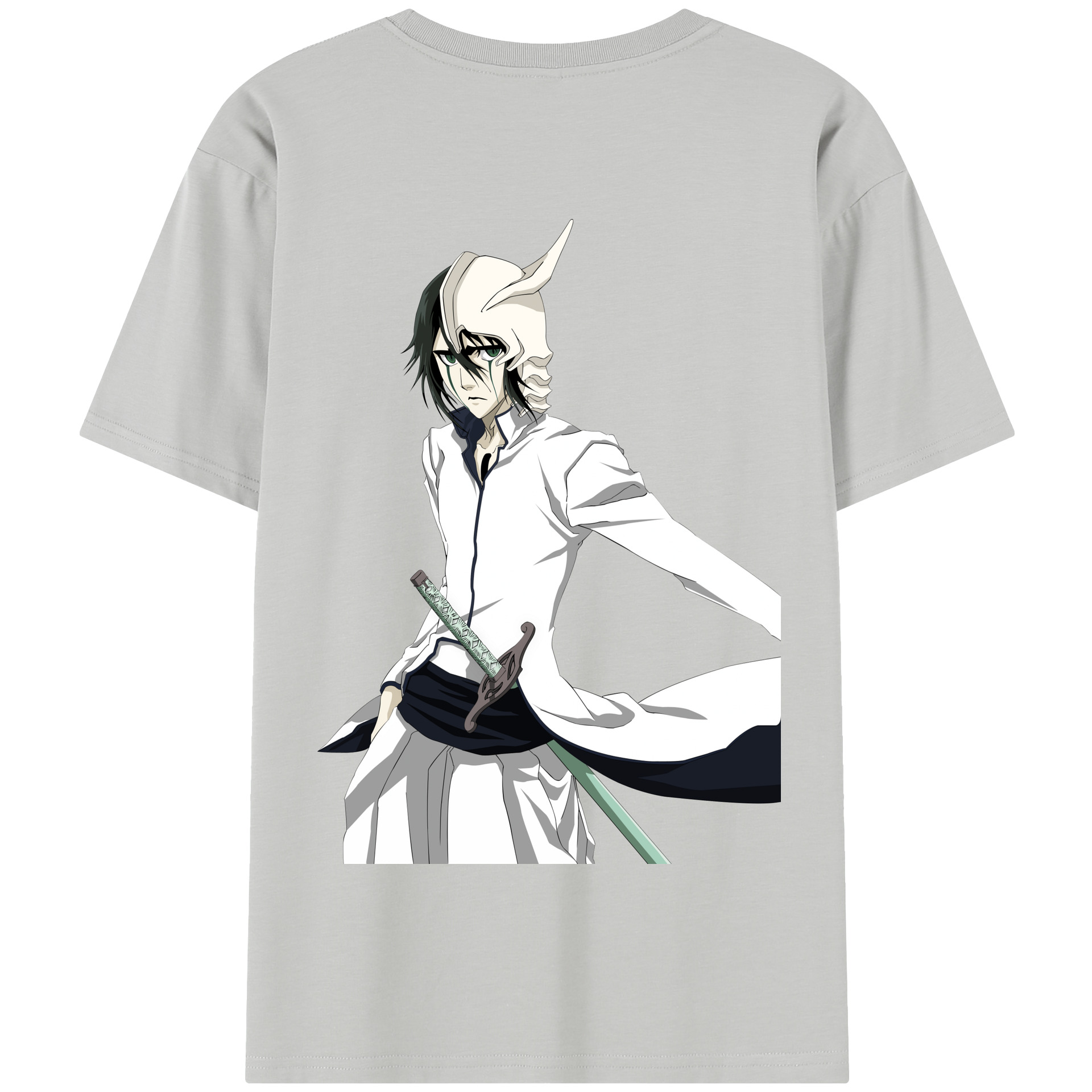 （画像用） ブリーチ ウルキオラ·シファー BLEACH Ulquiorra cifer 綿100％半袖Tシャツ（背面プリント）