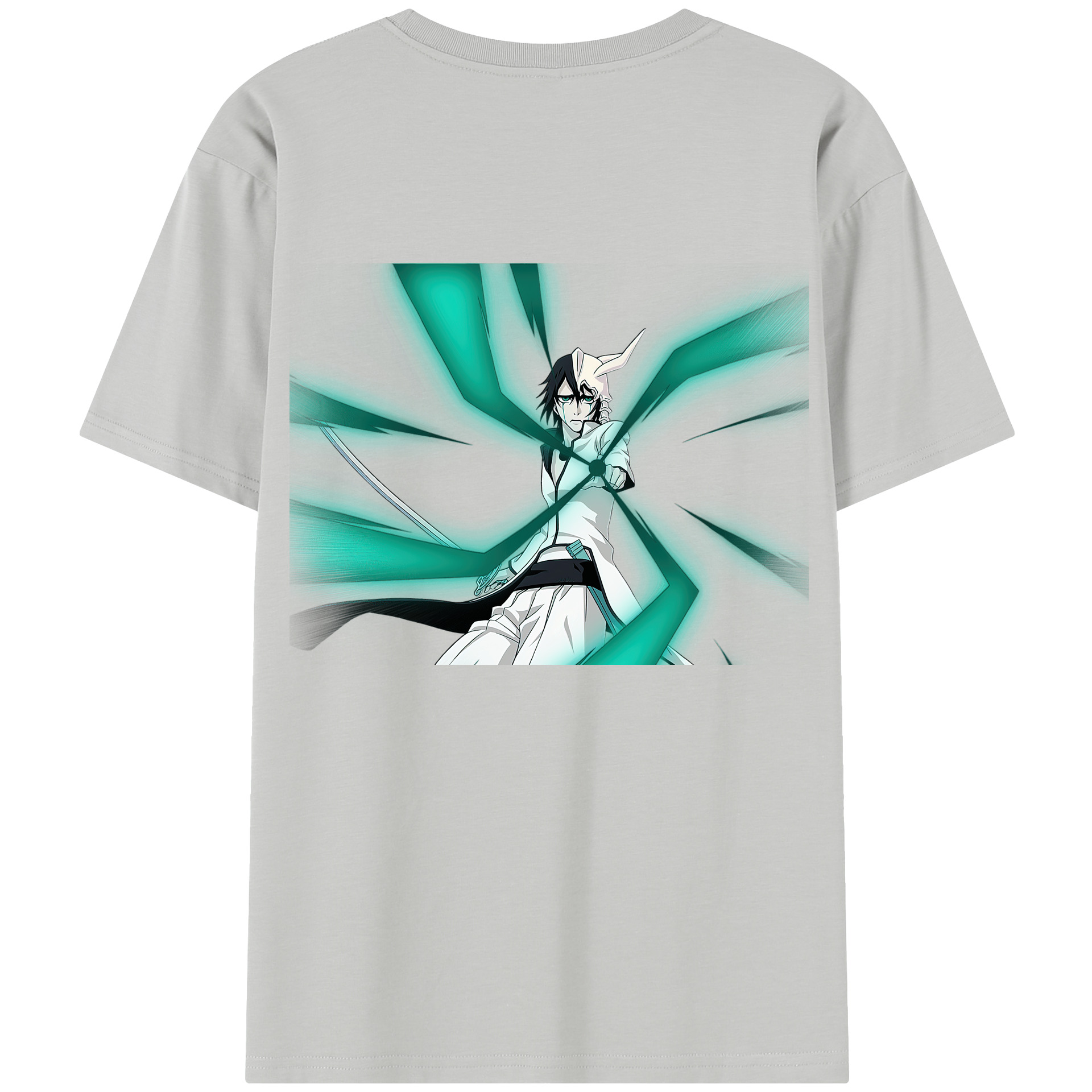 （画像用） ブリーチ ウルキオラ·シファー BLEACH Ulquiorra cifer 綿100％半袖Tシャツ（背面プリント）
