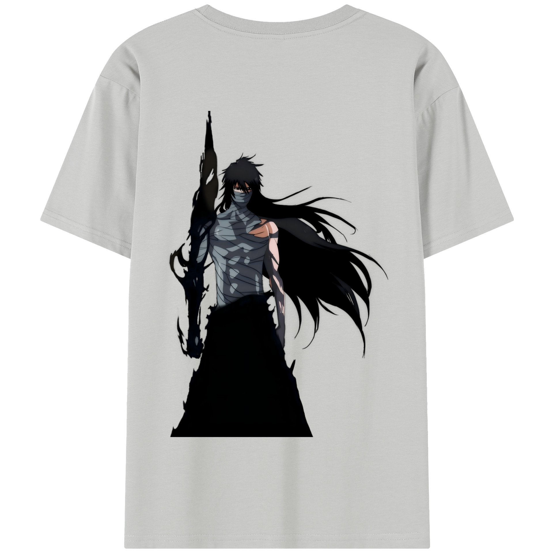 （画像用） ブリーチ 黒崎一護（くろさき いちご）BLEACH Kurosaki Ichigo 綿100％半袖Tシャツ（背面プリント）