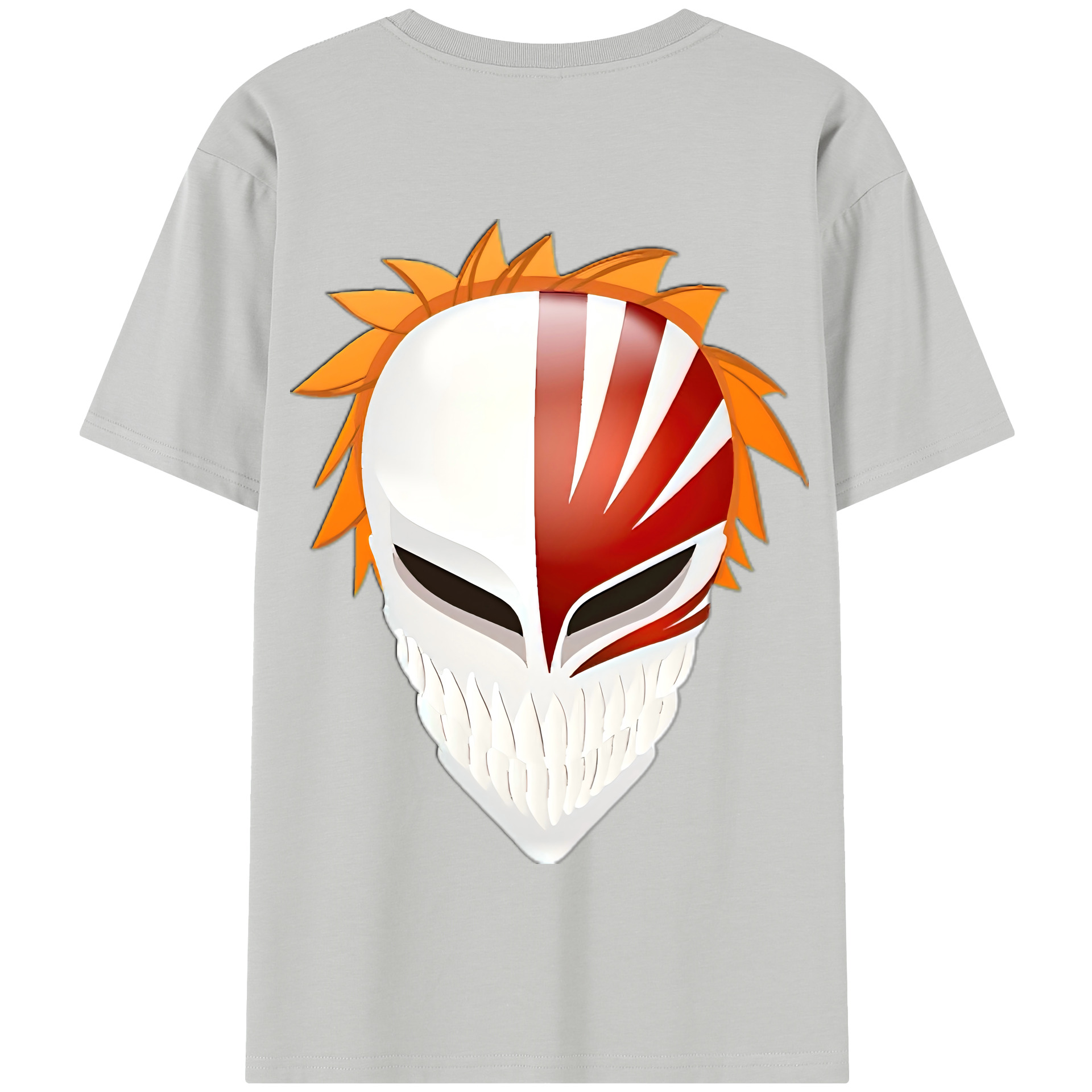（画像用） ブリーチ 黒崎一護（くろさき いちご）BLEACH Kurosaki Ichigo 綿100％半袖Tシャツ（背面プリント）