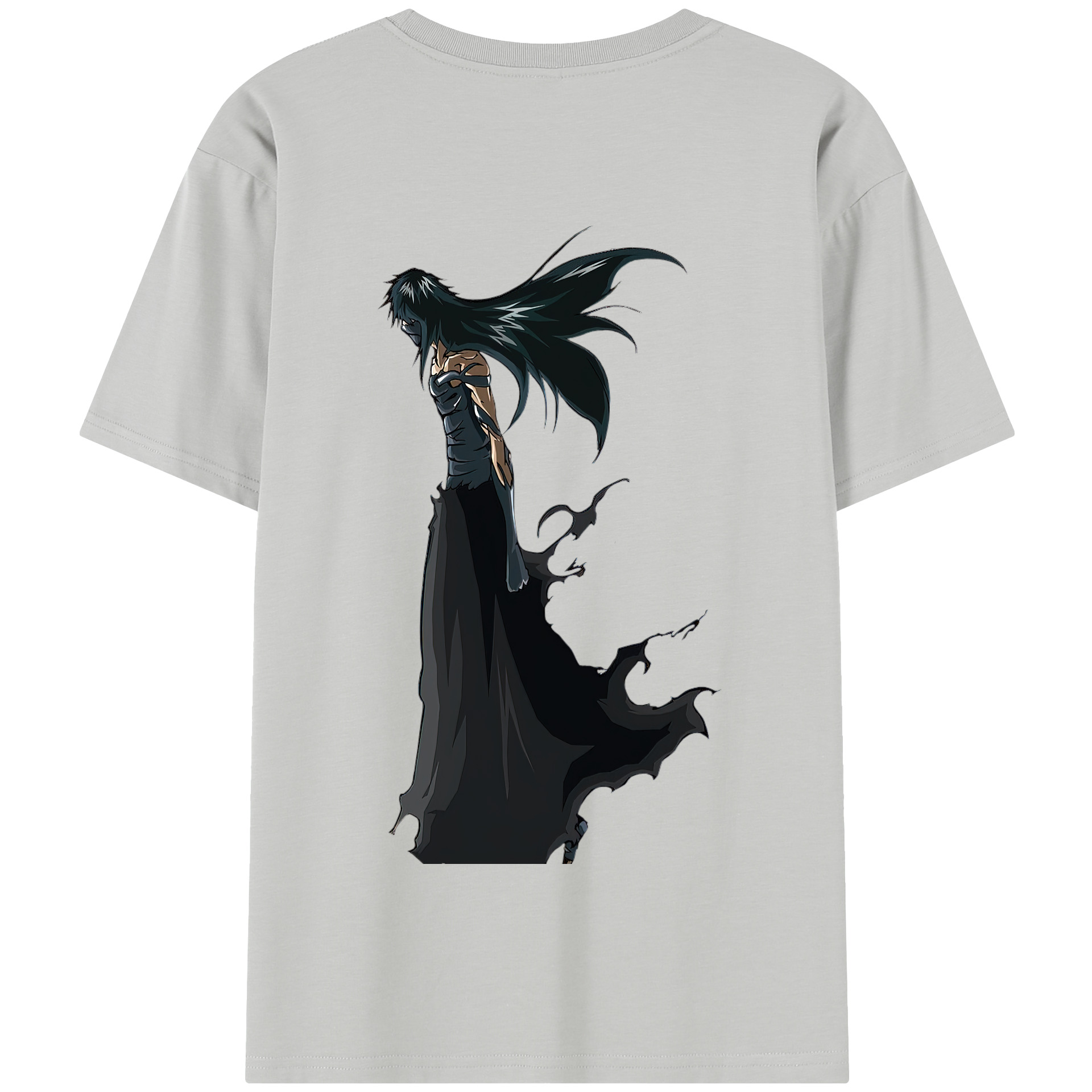 （画像用） ブリーチ 黒崎一護（くろさき いちご）BLEACH Kurosaki Ichigo 綿100％半袖Tシャツ（背面プリント）