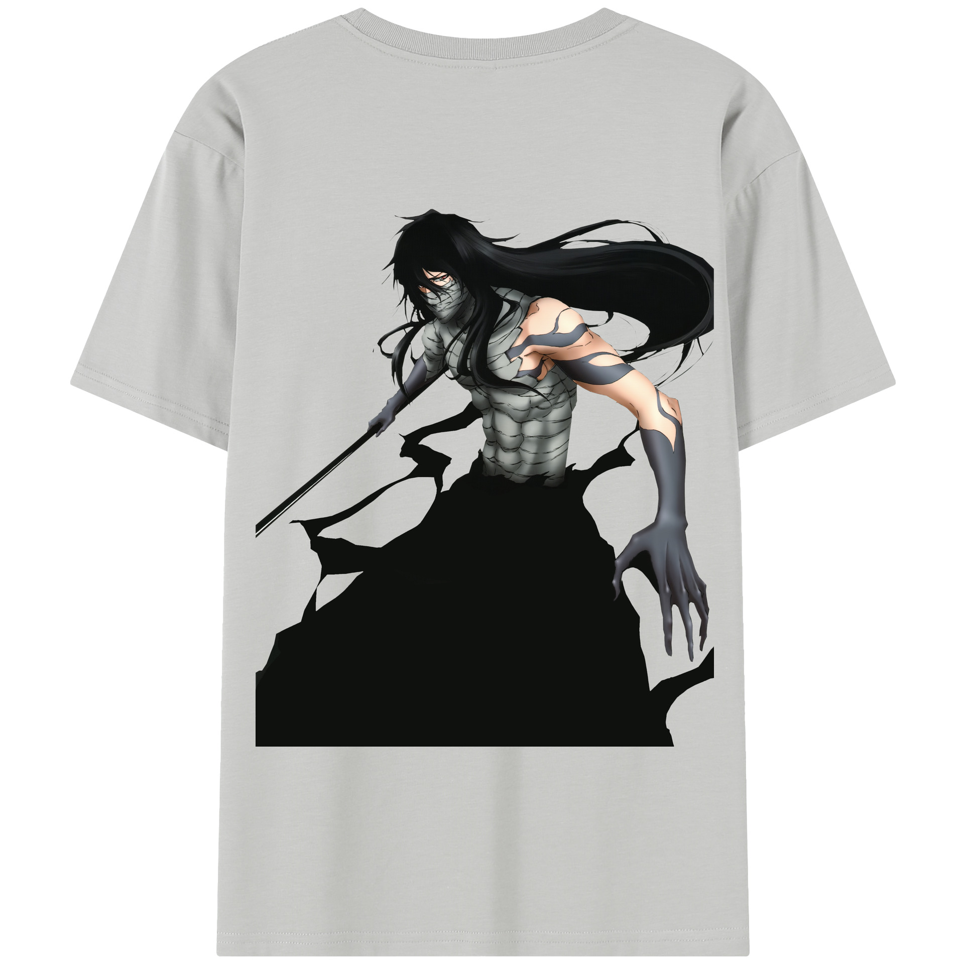 （画像用） ブリーチ 黒崎一護（くろさき いちご）BLEACH Kurosaki Ichigo 綿100％半袖Tシャツ（背面プリント）