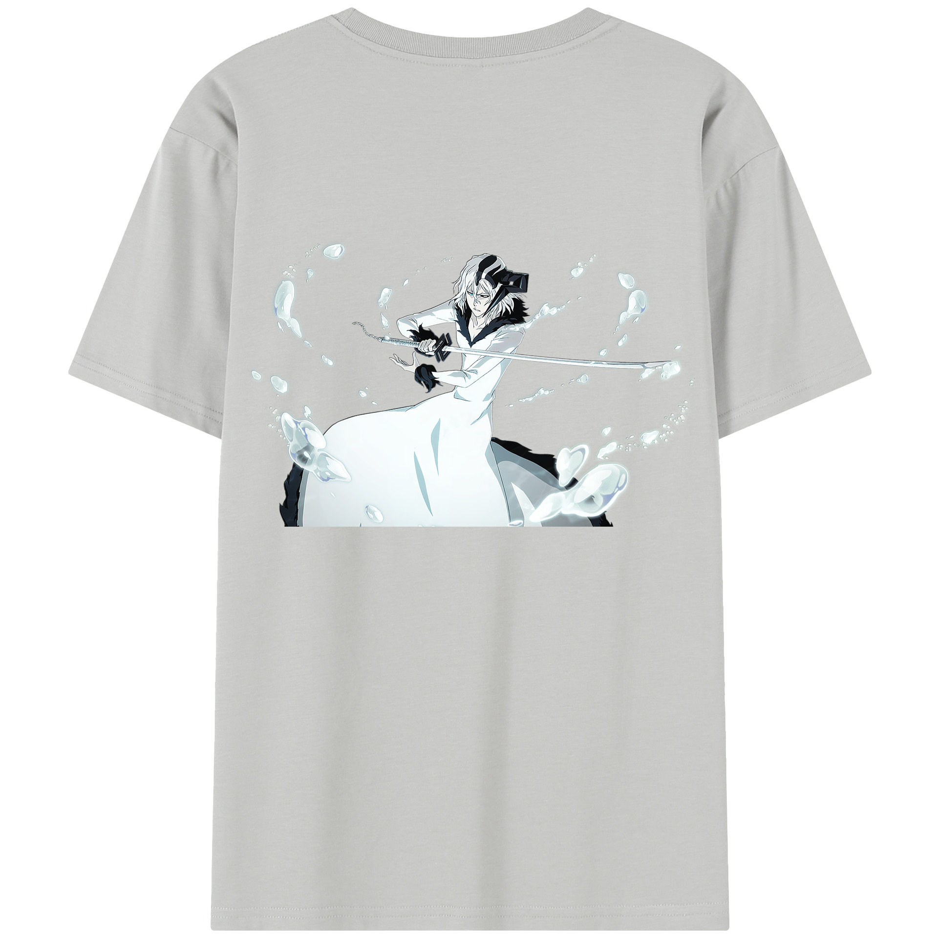 （画像用） ブリーチ 黒崎一護（くろさき いちご）BLEACH Kurosaki Ichigo 綿100％半袖Tシャツ（背面プリント）