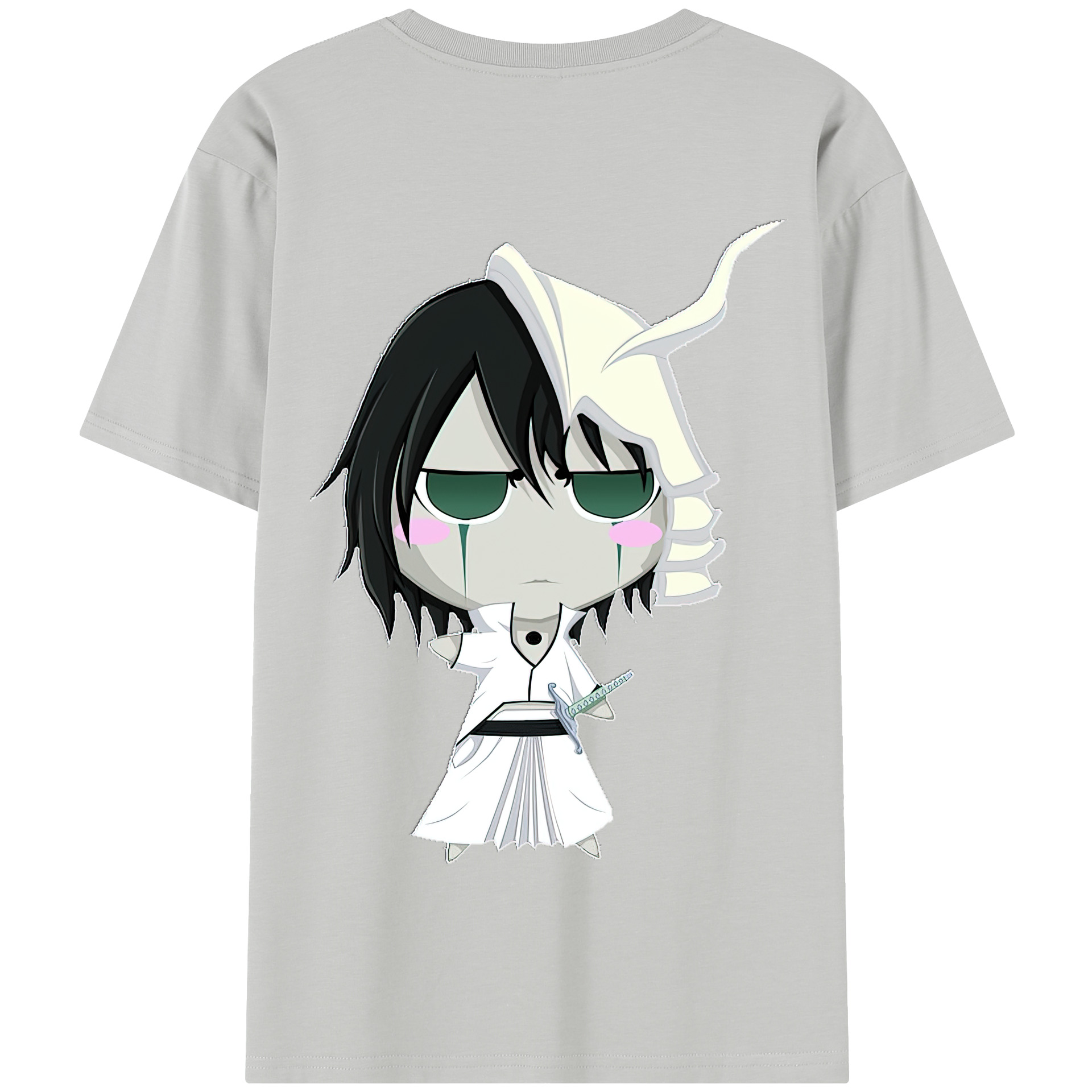 （画像用） ブリーチ ウルキオラ·シファー BLEACH Ulquiorra cifer 綿100％半袖Tシャツ（背面プリント）