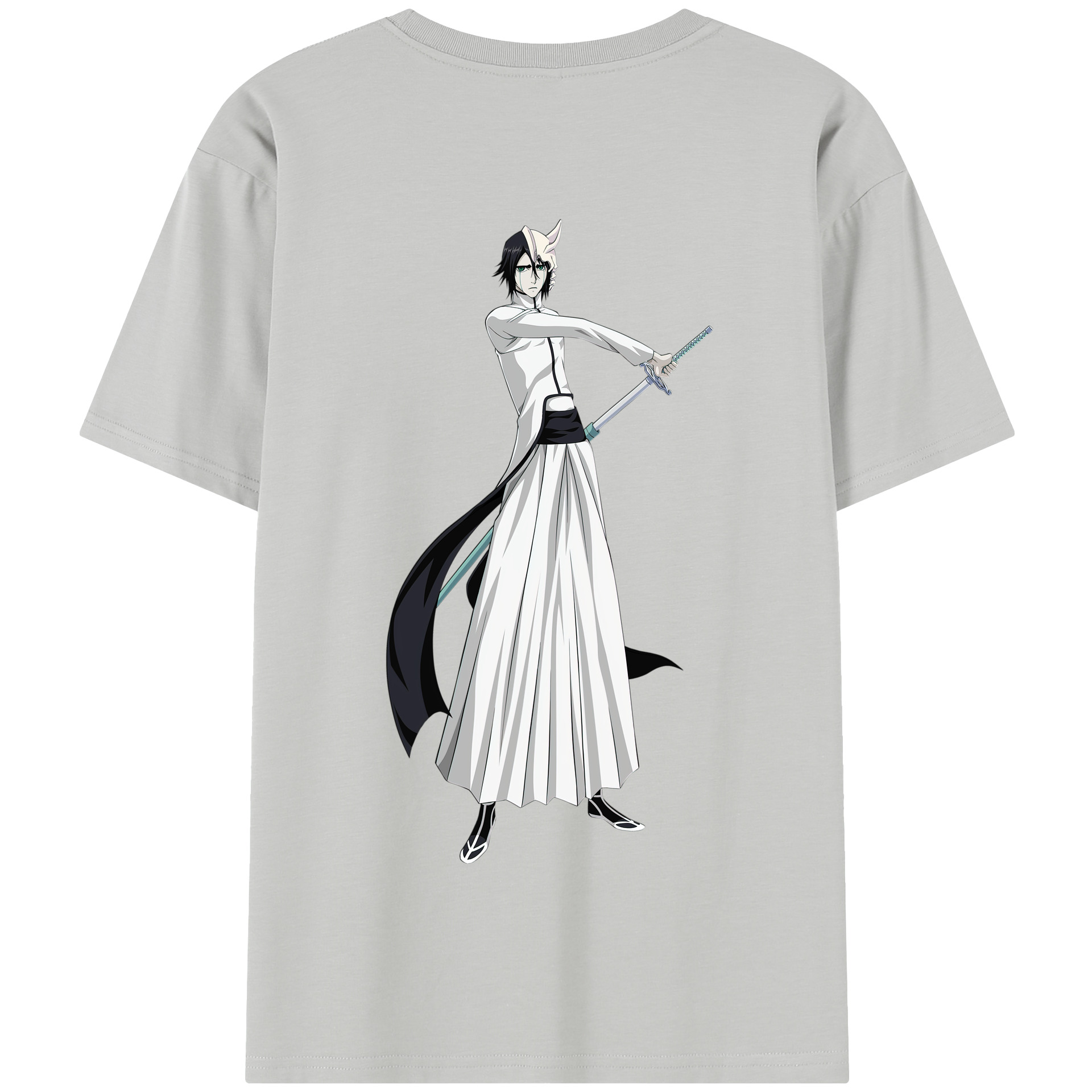 （画像用） ブリーチ ウルキオラ·シファー BLEACH Ulquiorra cifer 綿100％半袖Tシャツ（背面プリント）