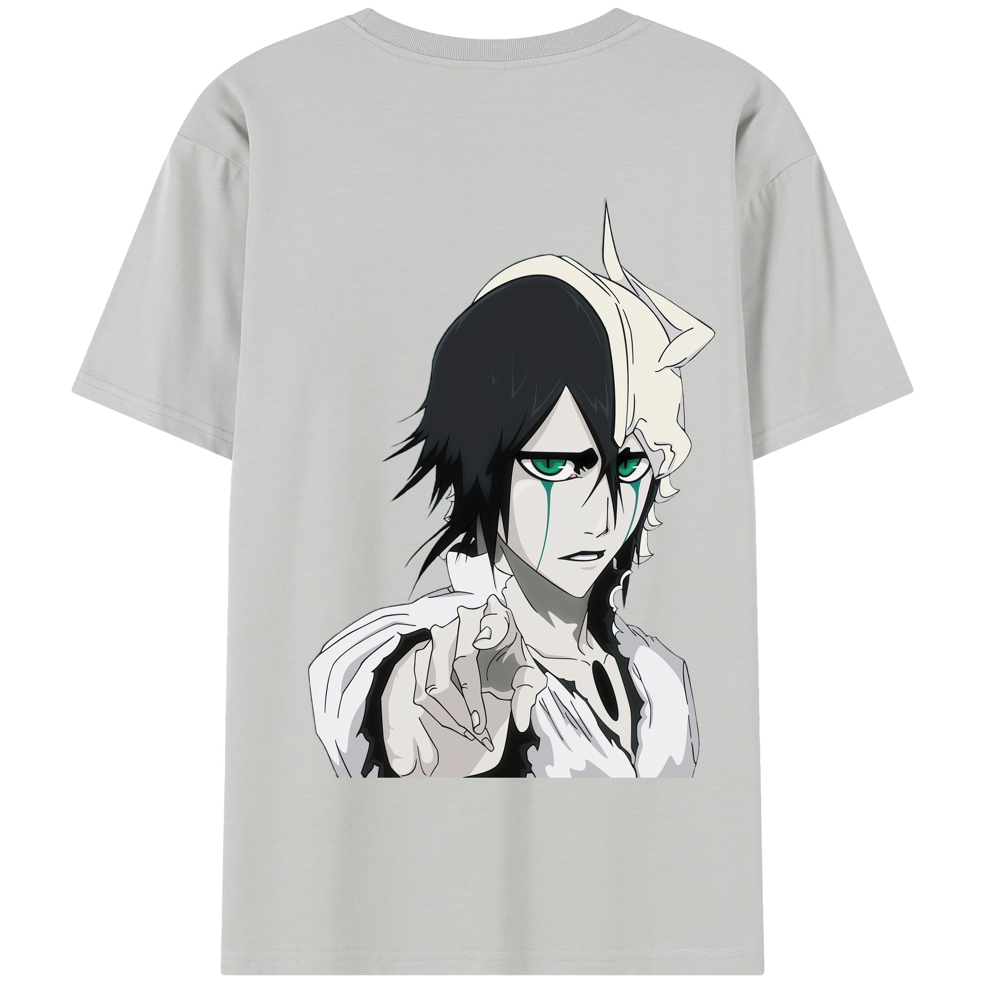 （画像用） ブリーチ ウルキオラ·シファー BLEACH Ulquiorra cifer 綿100％半袖Tシャツ（背面プリント）