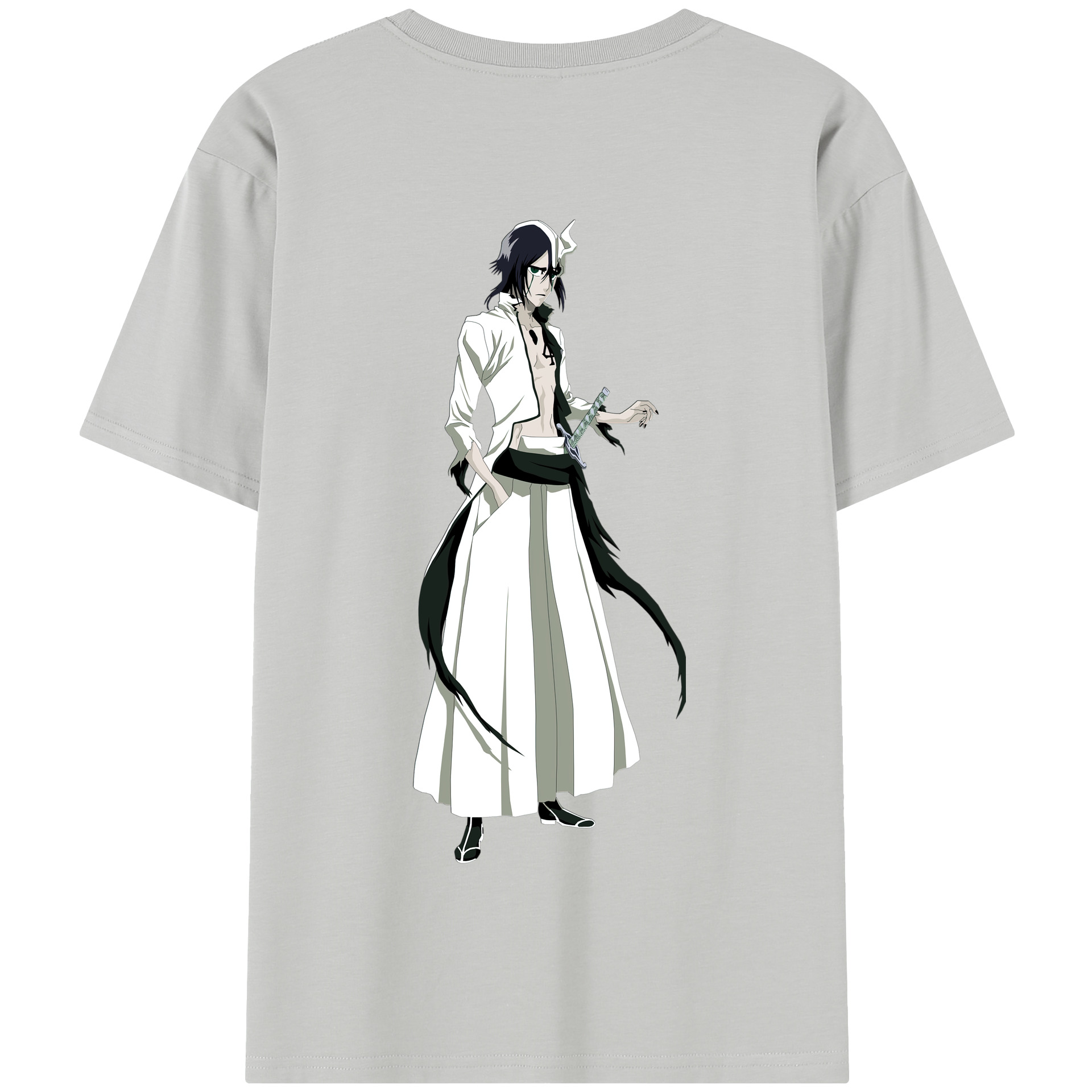 （画像用） ブリーチ ウルキオラ·シファー BLEACH Ulquiorra cifer 綿100％半袖Tシャツ（背面プリント）
