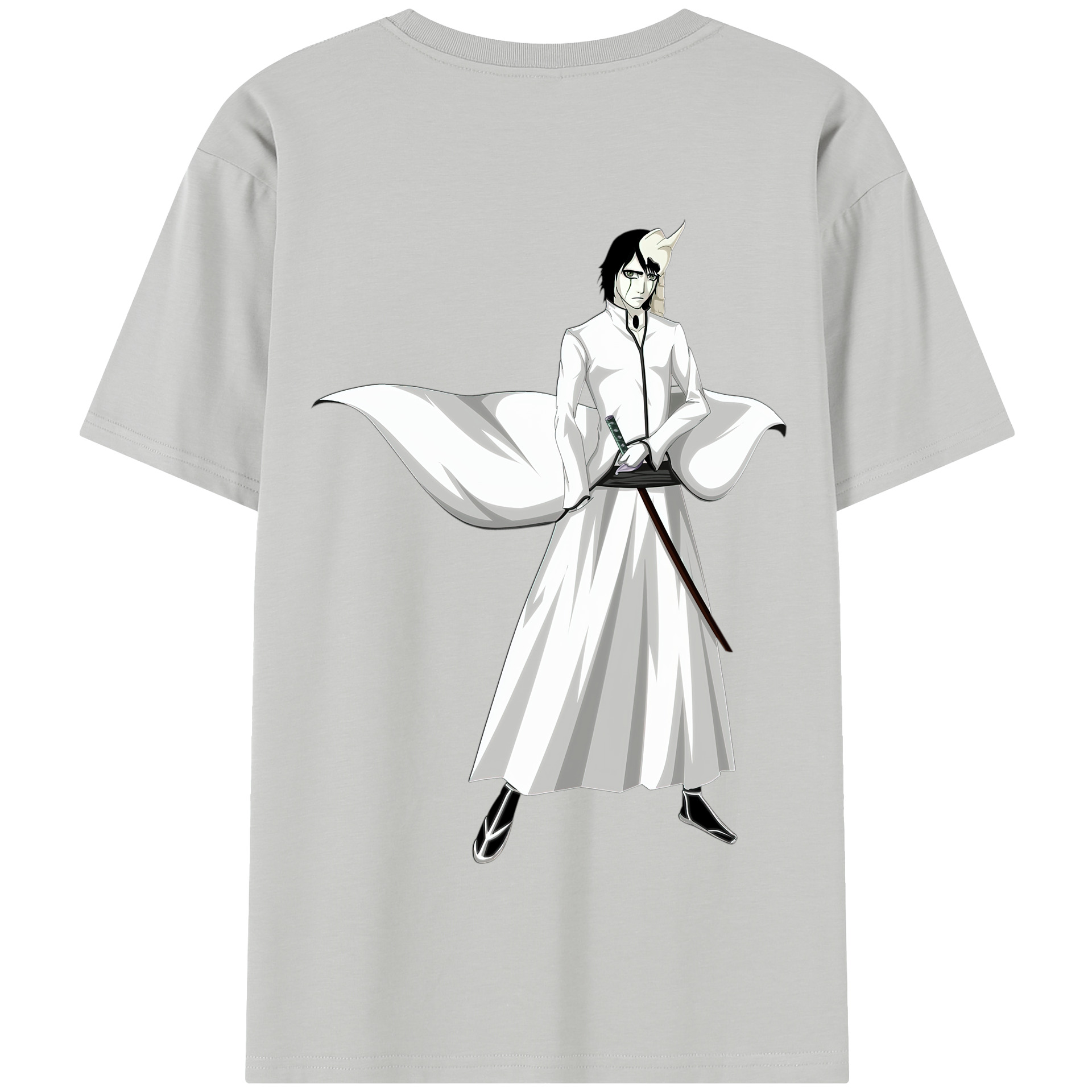 （画像用） ブリーチ ウルキオラ·シファー BLEACH Ulquiorra cifer 綿100％半袖Tシャツ（背面プリント）