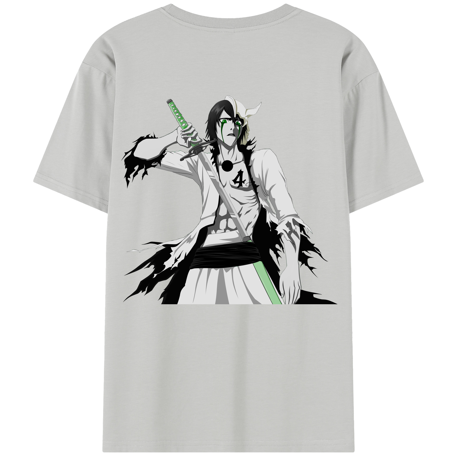 （画像用） ブリーチ ウルキオラ·シファー BLEACH Ulquiorra cifer 綿100％半袖Tシャツ（背面プリント）