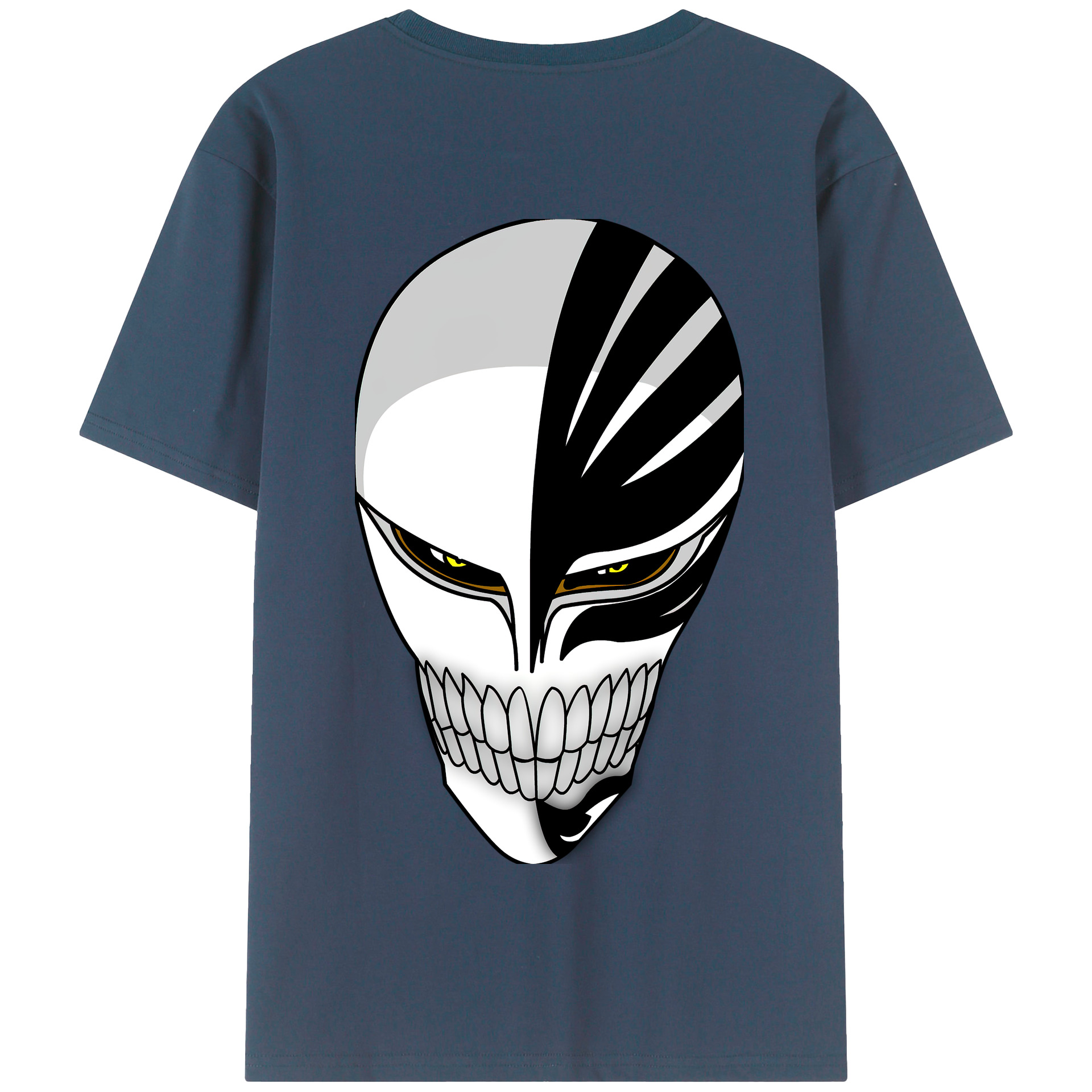 （画像用） ブリーチ 黒崎一護（くろさき いちご）BLEACH Kurosaki Ichigo 綿100％半袖Tシャツ（背面プリント）