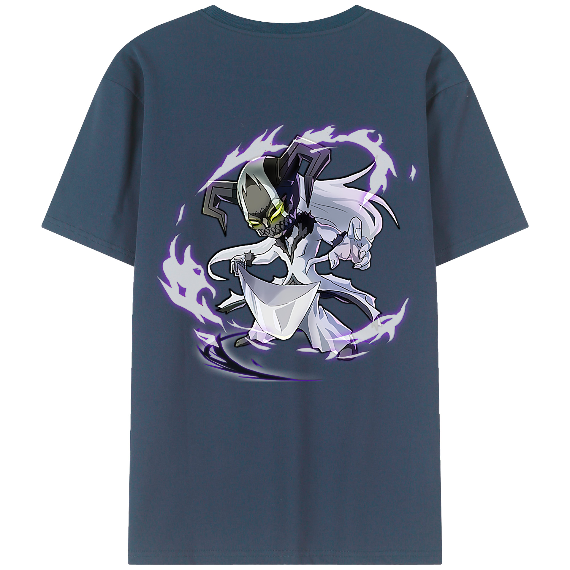 （画像用） ブリーチ 黒崎一護（くろさき いちご）BLEACH Kurosaki Ichigo 綿100％半袖Tシャツ（背面プリント）