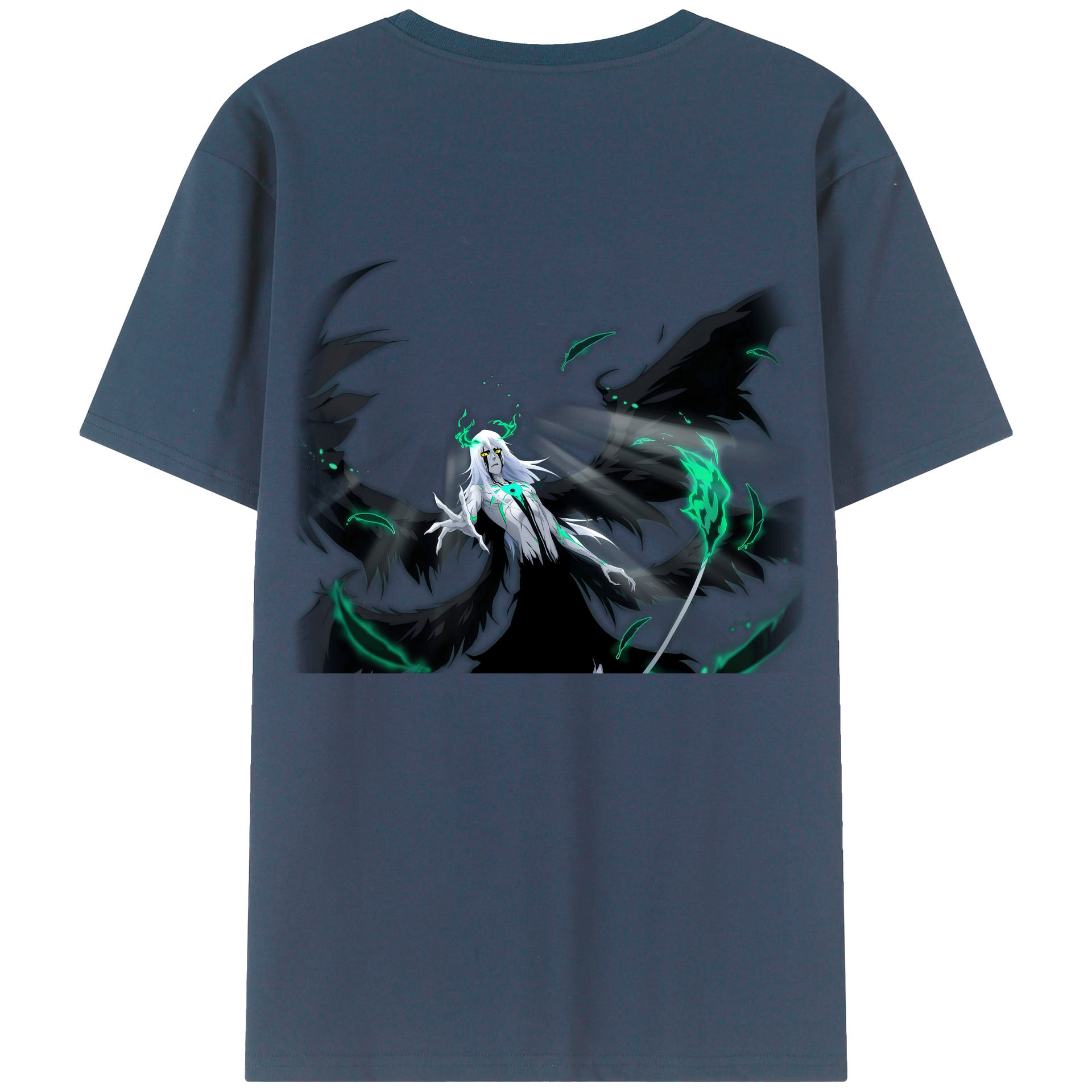 （画像用） ブリーチ ウルキオラ·シファー BLEACH Ulquiorra cifer 綿100％半袖Tシャツ（背面プリント）