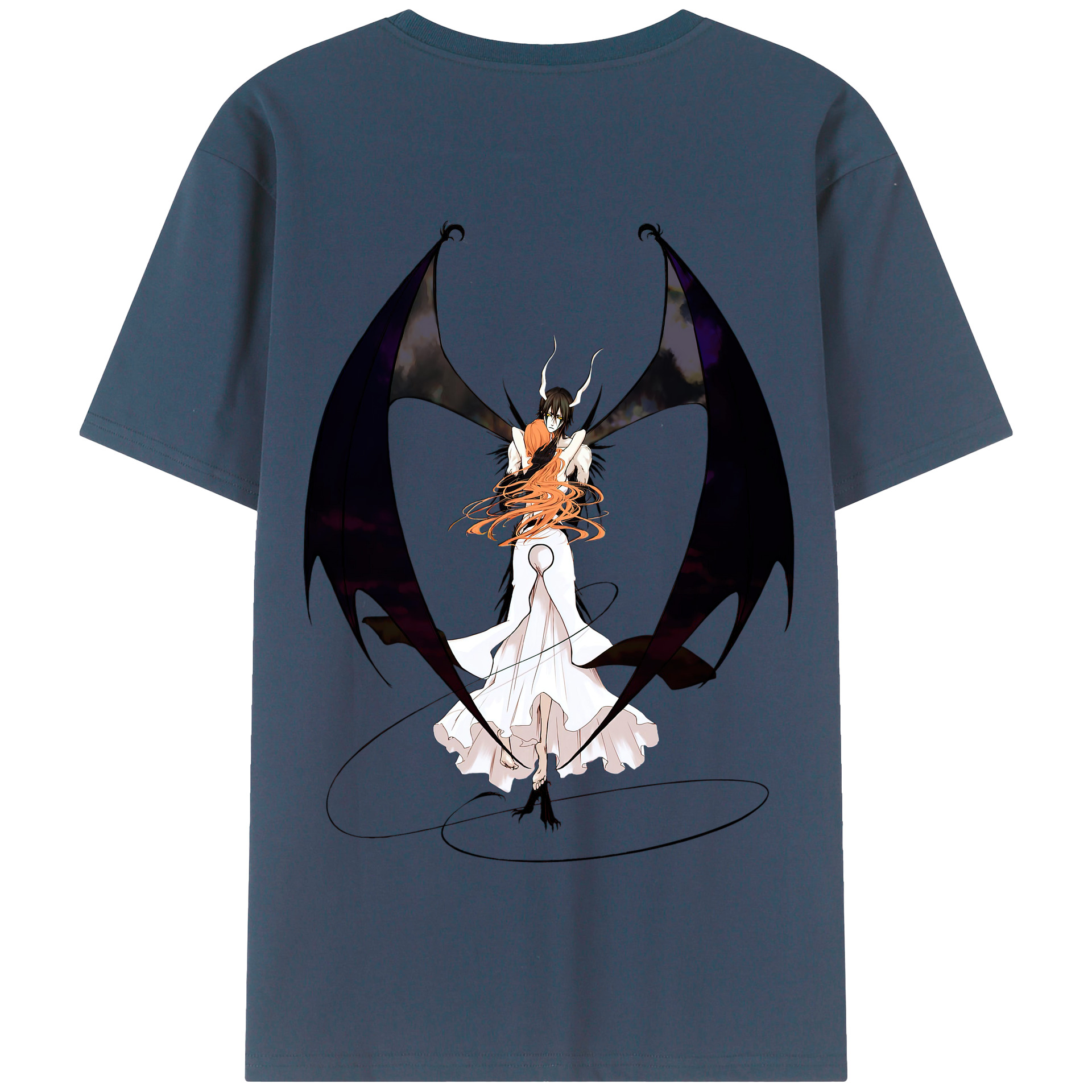 （画像用） ブリーチ ウルキオラ·シファー BLEACH Ulquiorra cifer 綿100％半袖Tシャツ（背面プリント）