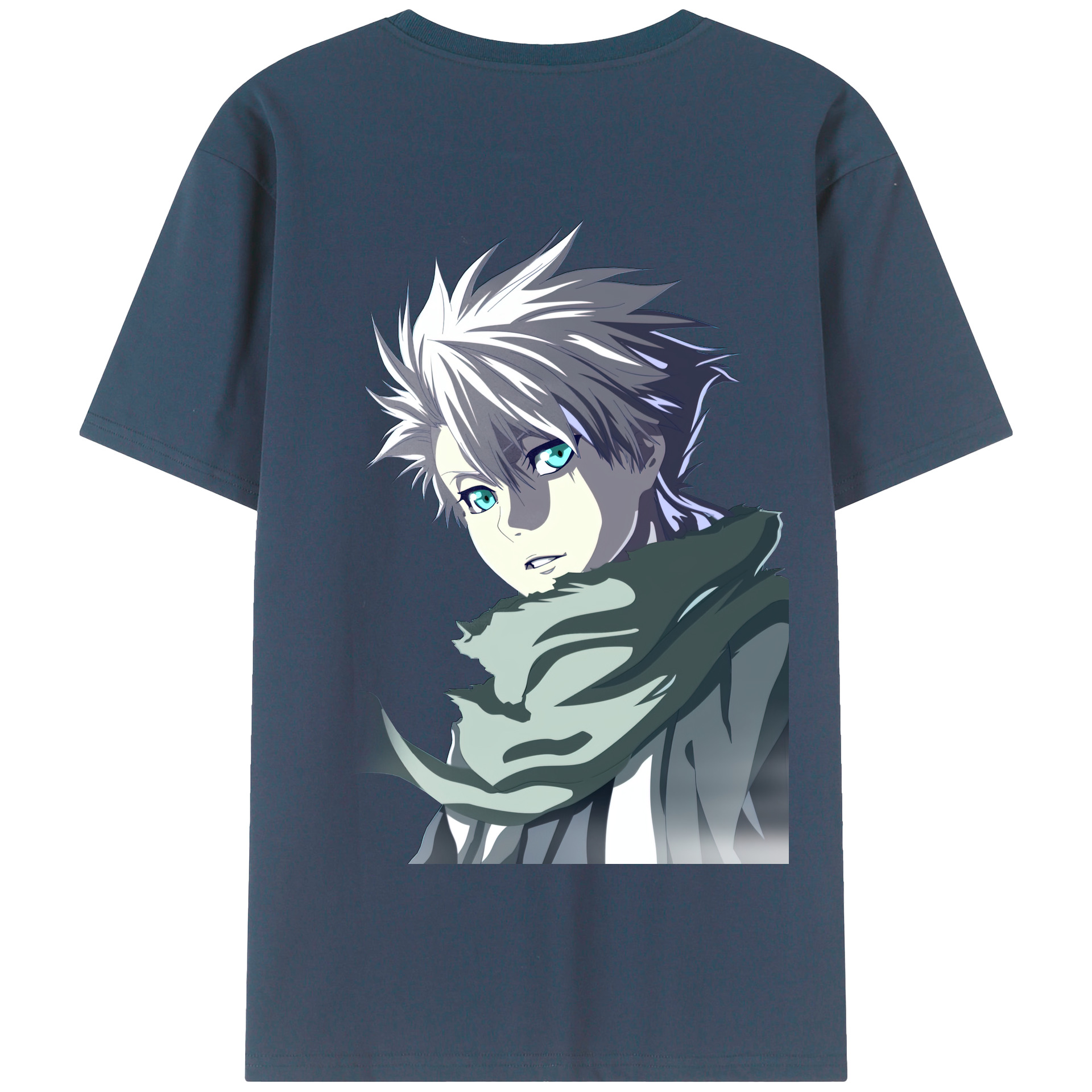 （画像用） ブリーチ 日番谷冬獅郎（ひつがや とうしろう） BLEACH Hitsugaya Toushirou 綿100％半袖Tシャツ（背面プリント）